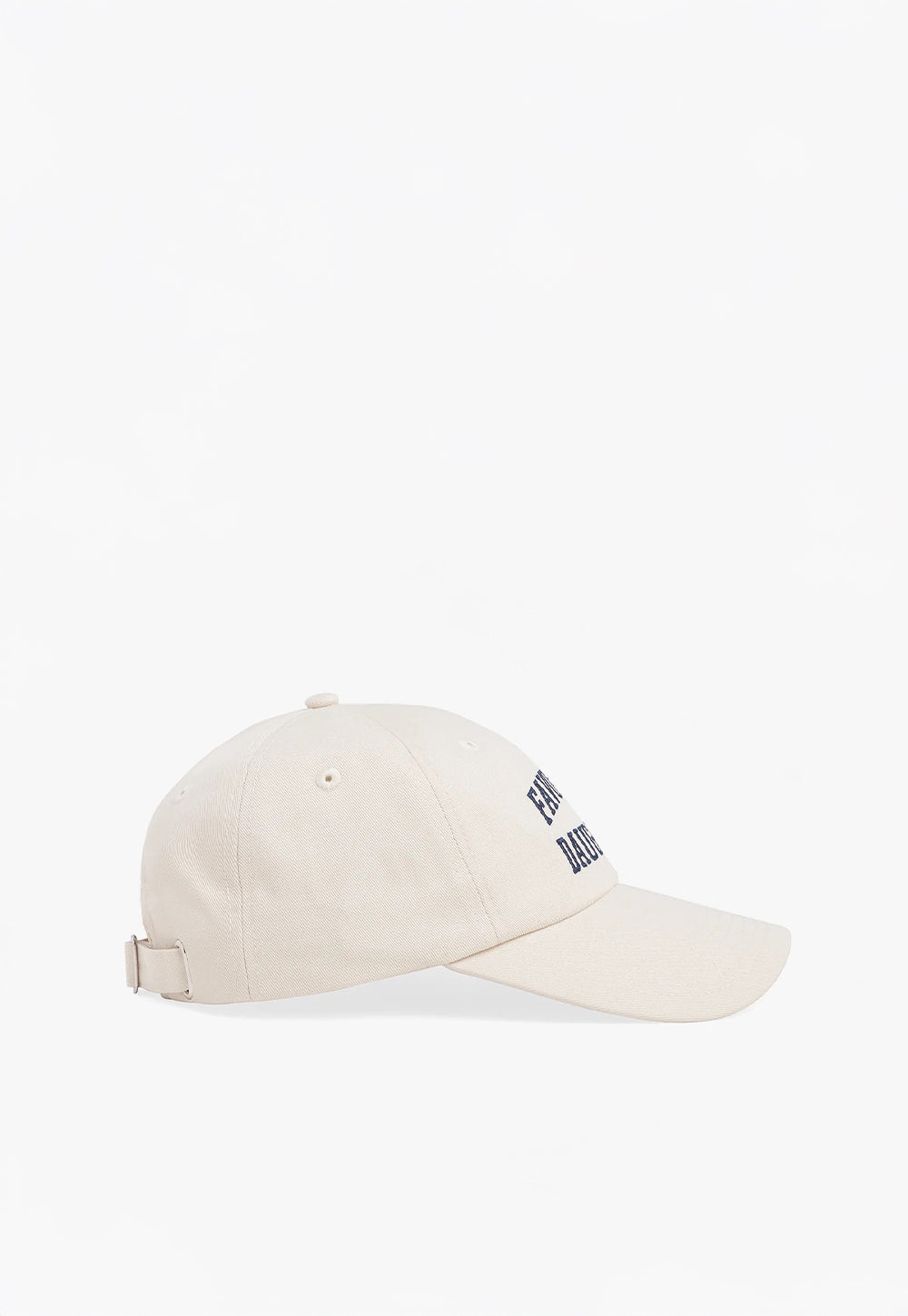 All Caps Logo Baseball Cap - Khaki/Navy