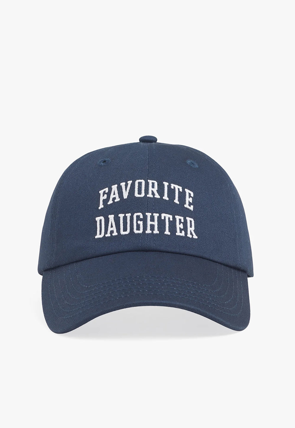 All Caps Logo Baseball Cap - Navy