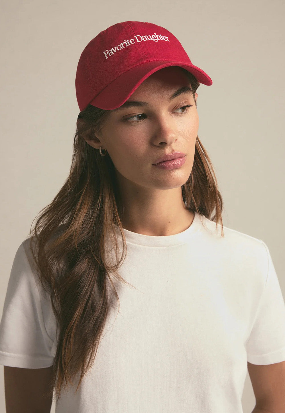 Classic Logo Baseball Hat - Red/White