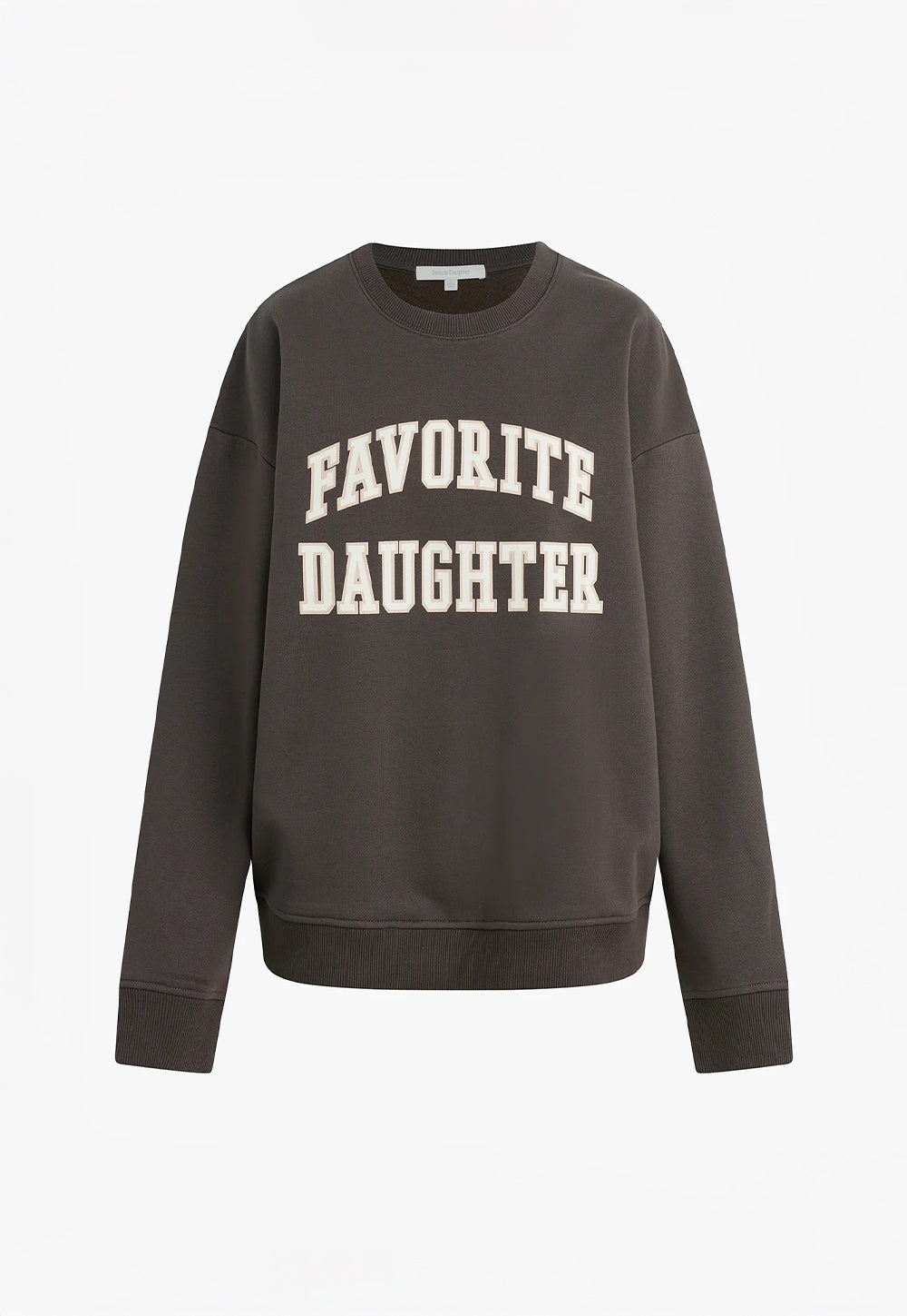Collegiate Sweatshirt - Coffee/Gardenia