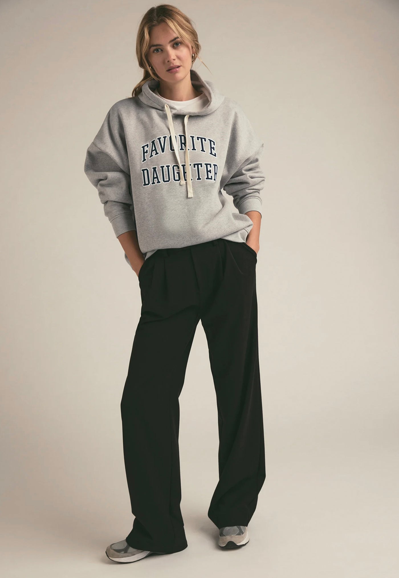 Collegiate Hoodie - Heather Grey