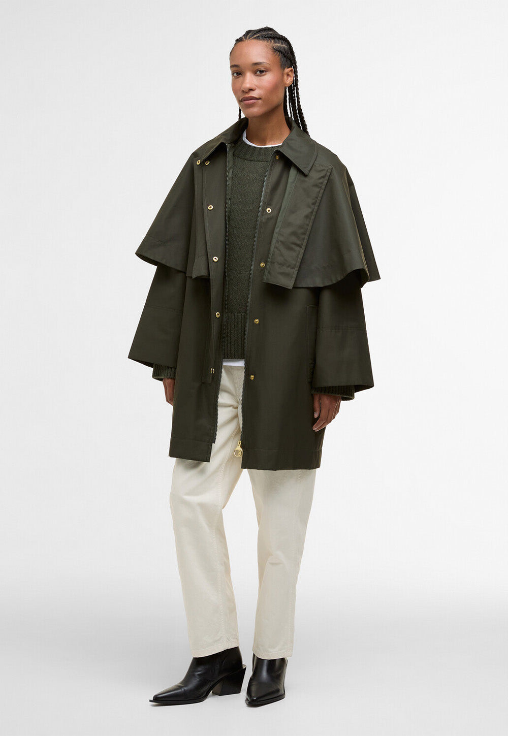 Fia Showerproof Jacket - Sage/Ancient Poplar