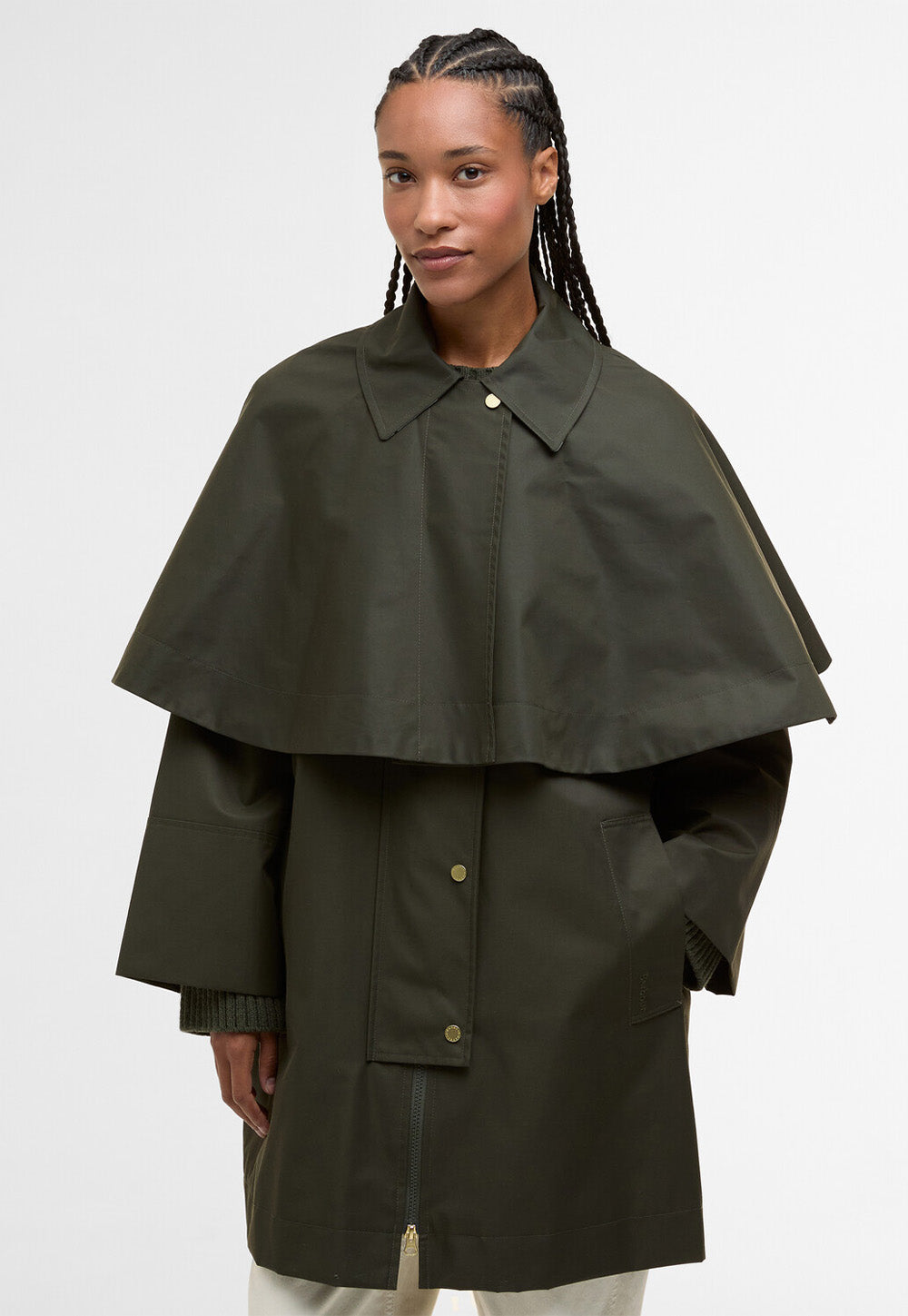 Fia Showerproof Jacket - Sage/Ancient Poplar