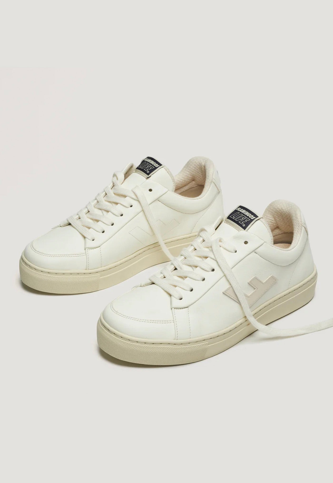 Classic 70s Sneakers - Off White Ecru sold by Angel Divine