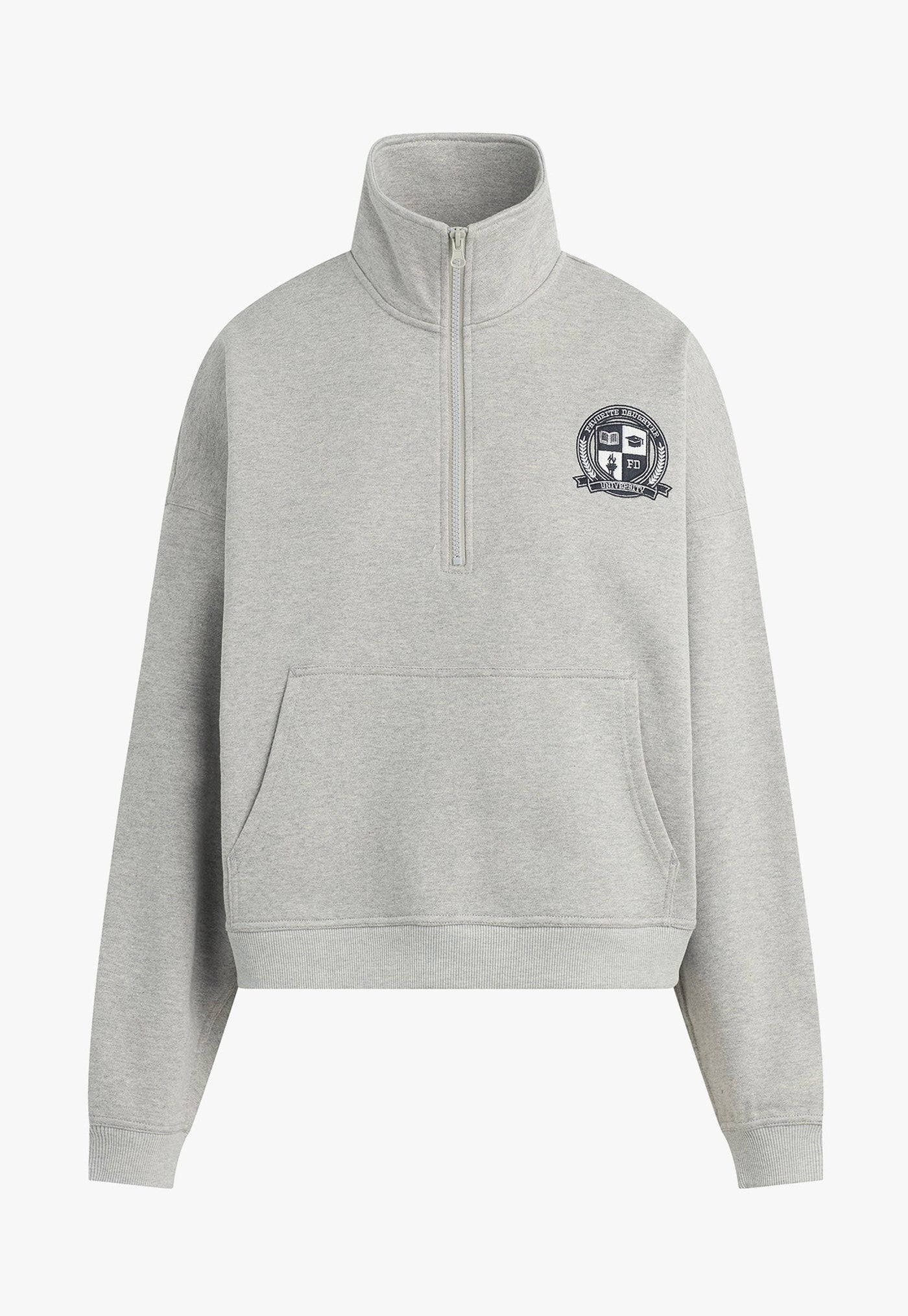 The Coaches Half Zip Jacket - Heather Grey