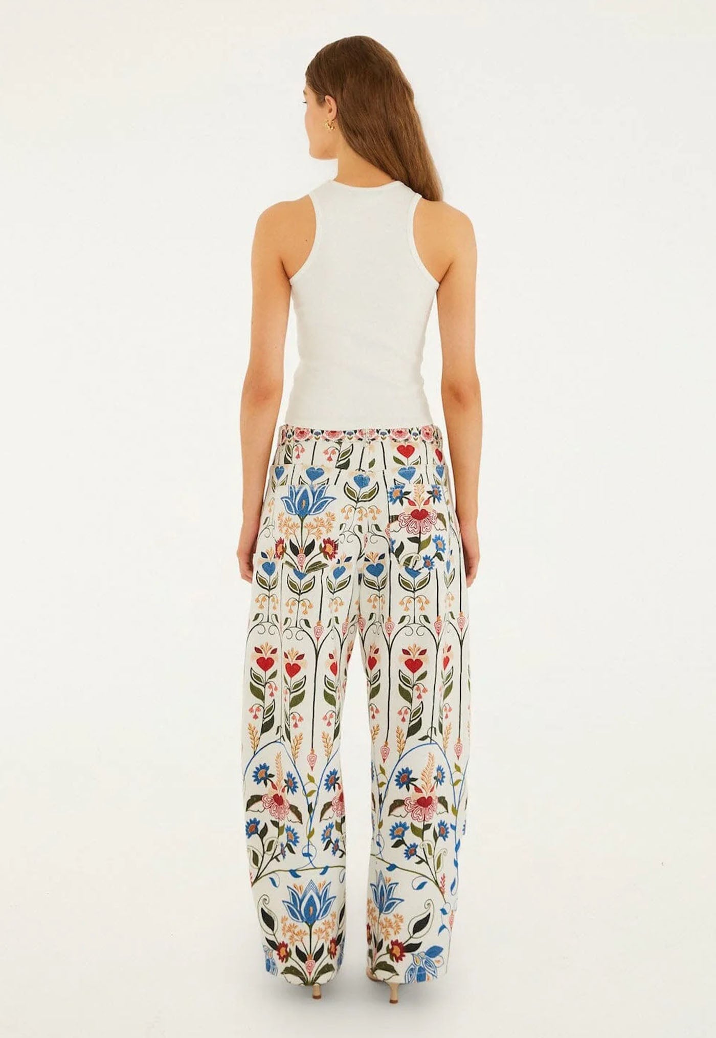 Fraga Print Pants - Off White