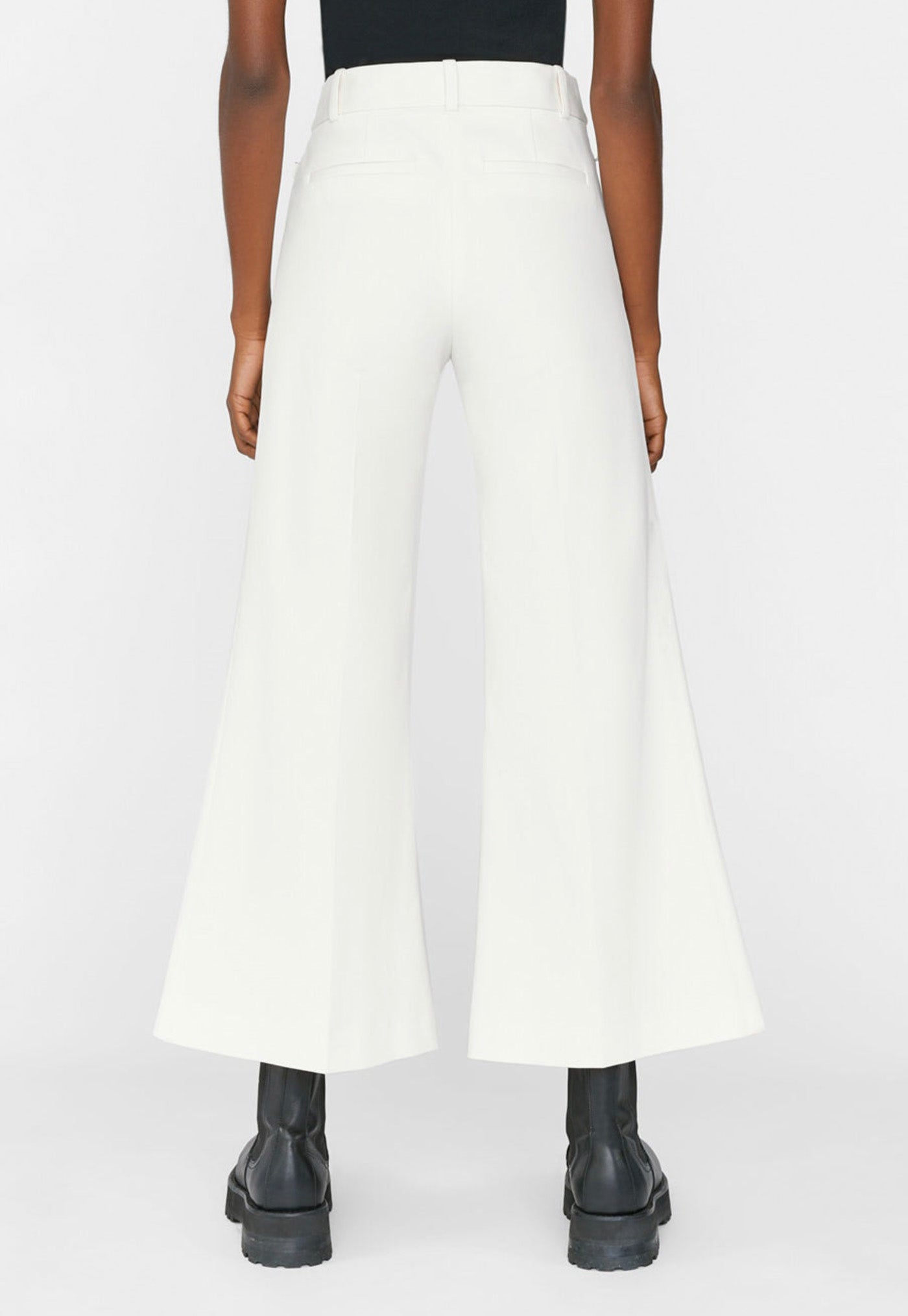 Le Crop Palazzo Trouser - Bone sold by Angel Divine