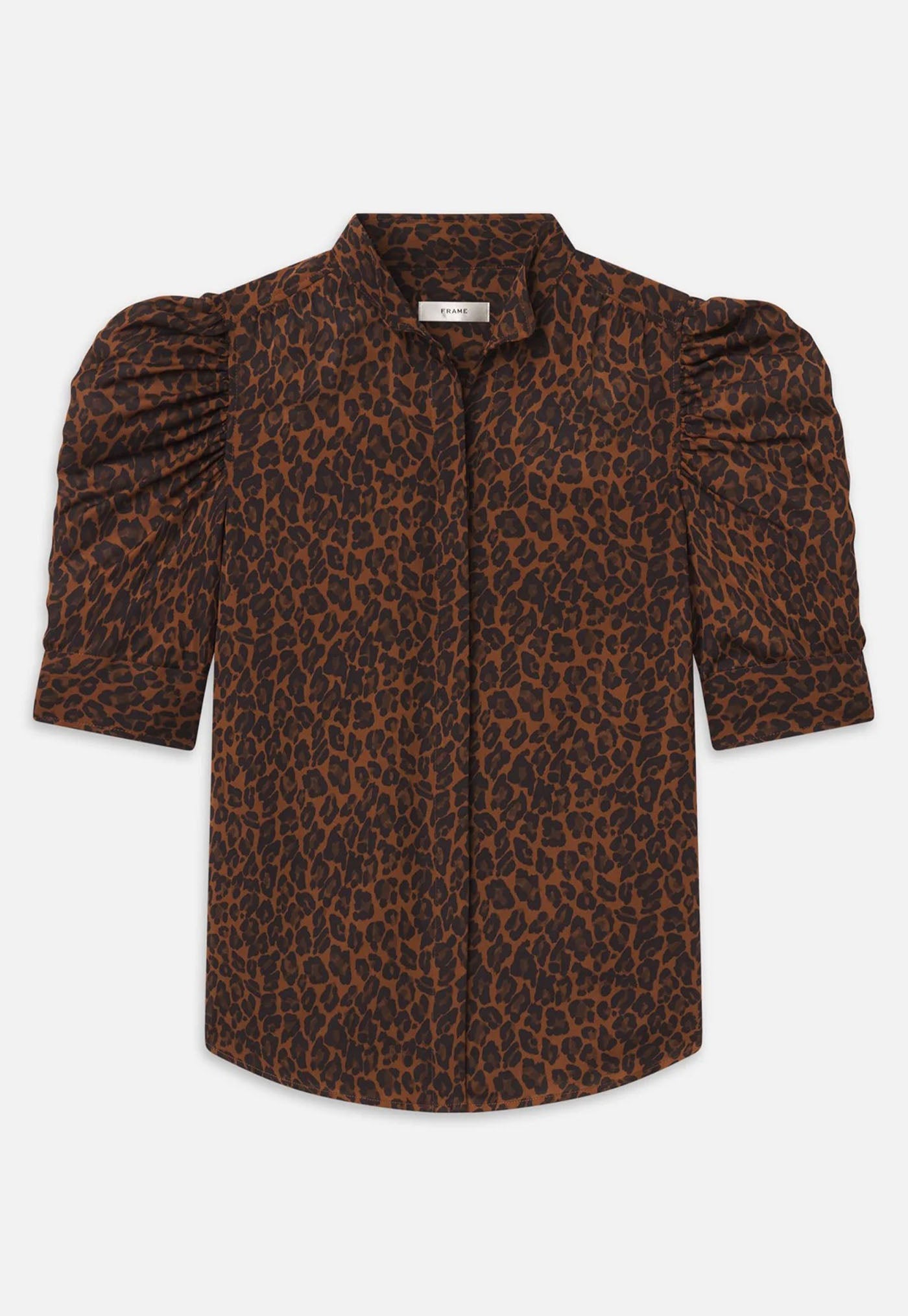 The Gillian Blouse - Light Leopard Multi
