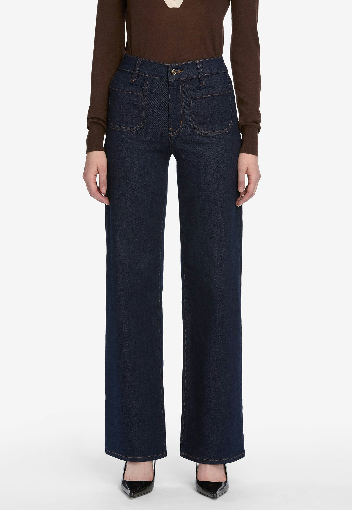 Le Slim Palazzo Modernist Pocket - Rinse