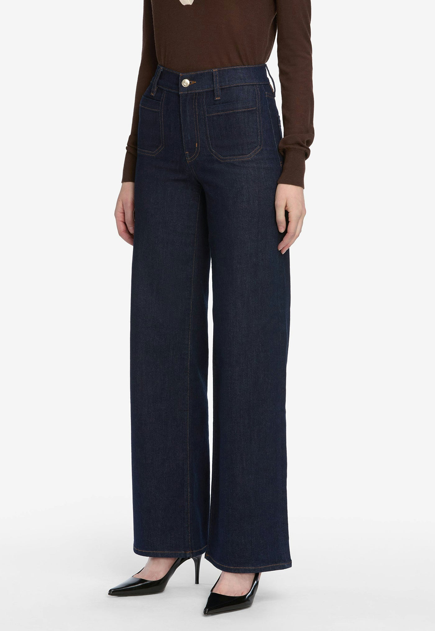 Le Slim Palazzo Modernist Pocket - Rinse