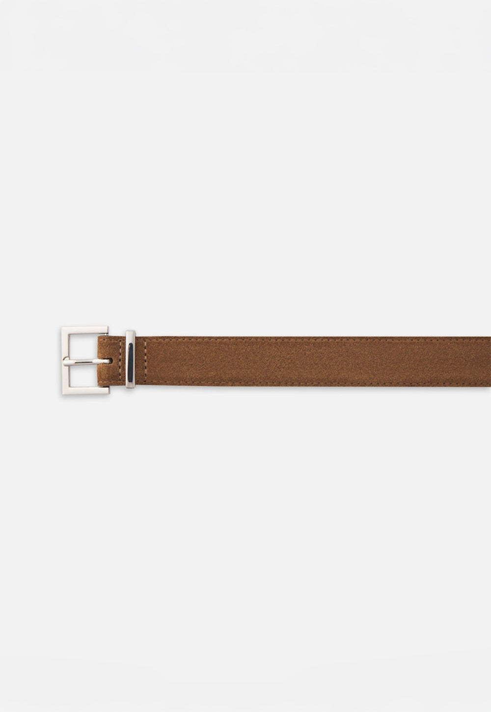 The Suede Square Buckle Belt - Date
