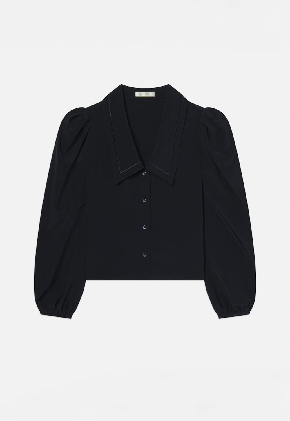 The Long Sleeve Sailor Blouse - Navy