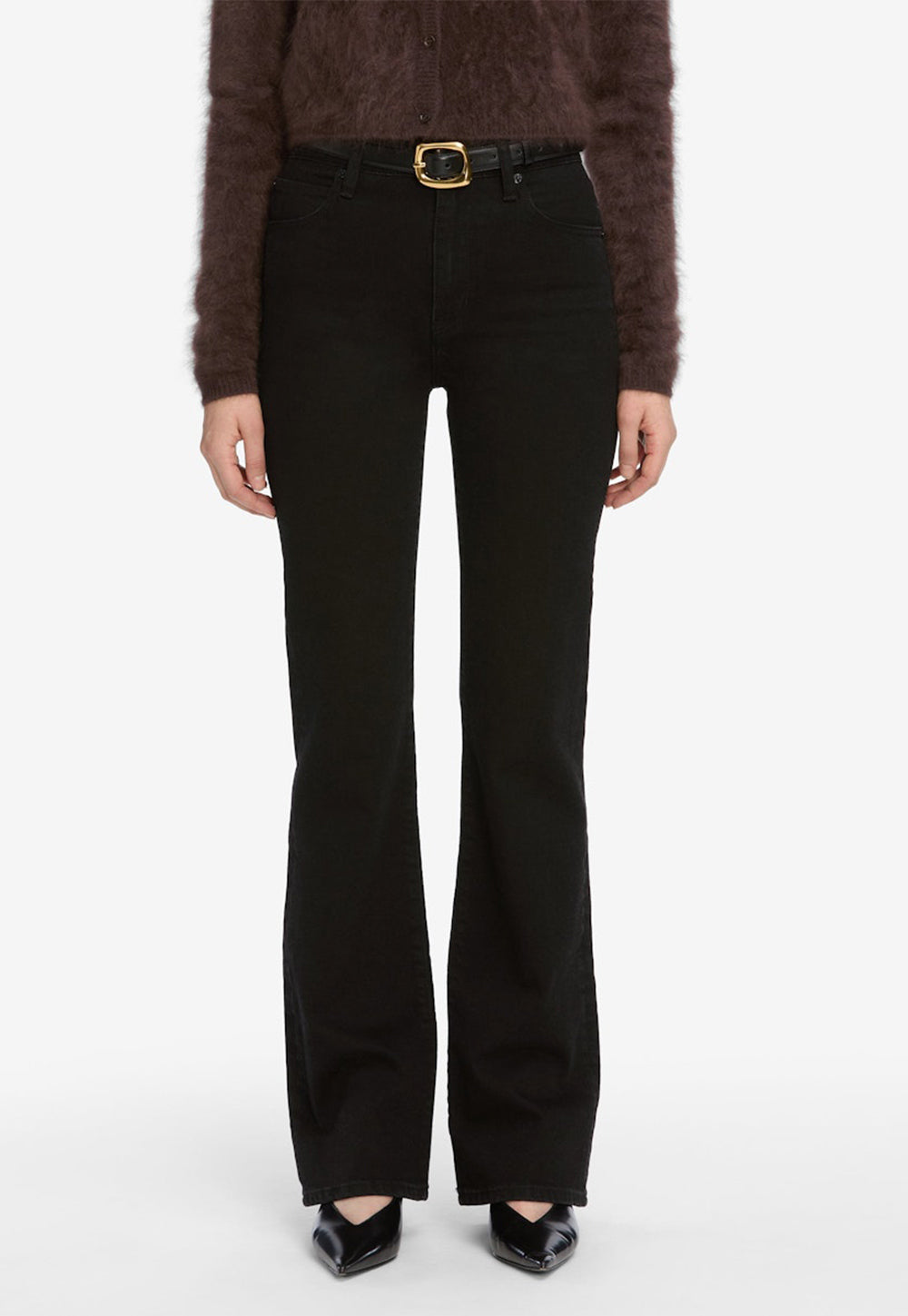The Organic Buckle Belt - Black