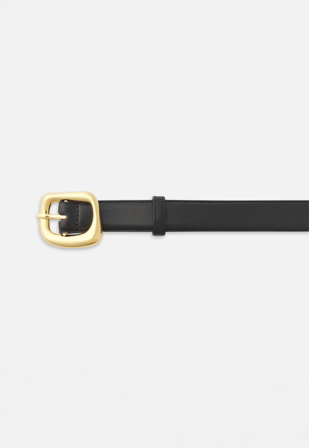 The Organic Buckle Belt - Black