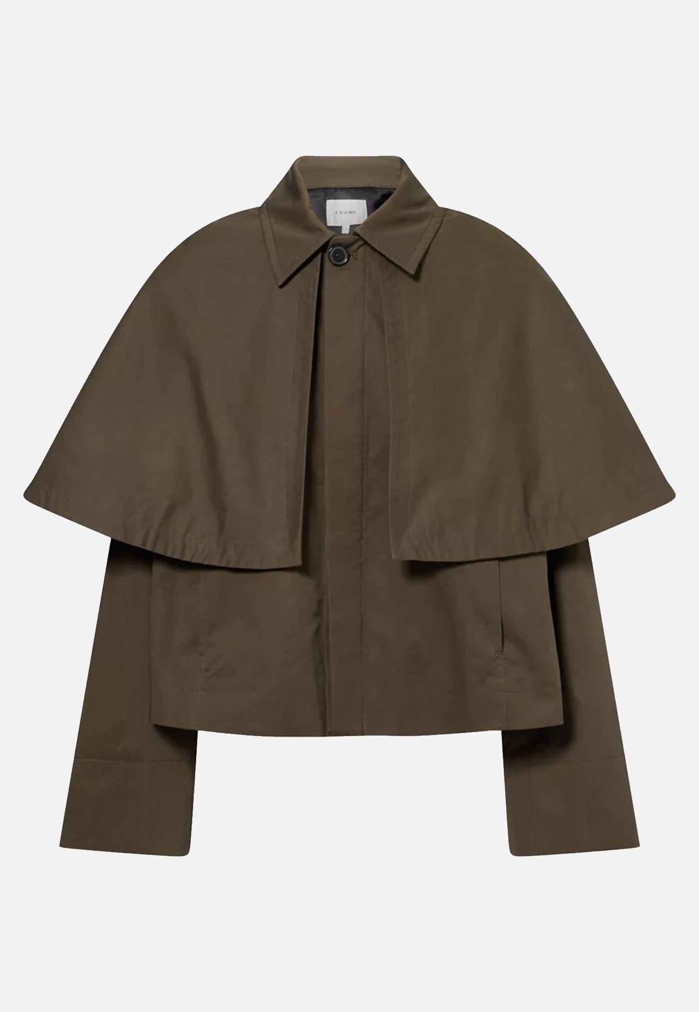 The Paddock Cape Jacket - Military Green