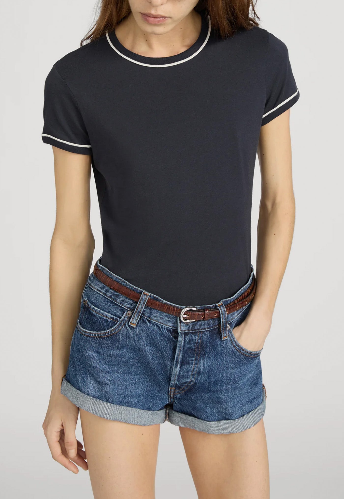 The Ringer Baby Tee - Navy Multi