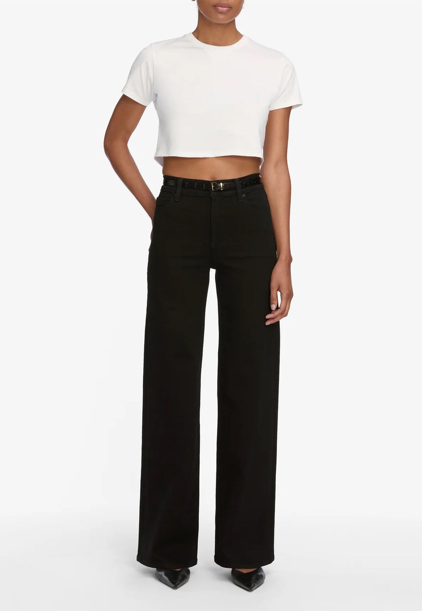 Le Slim Palazzo - Black