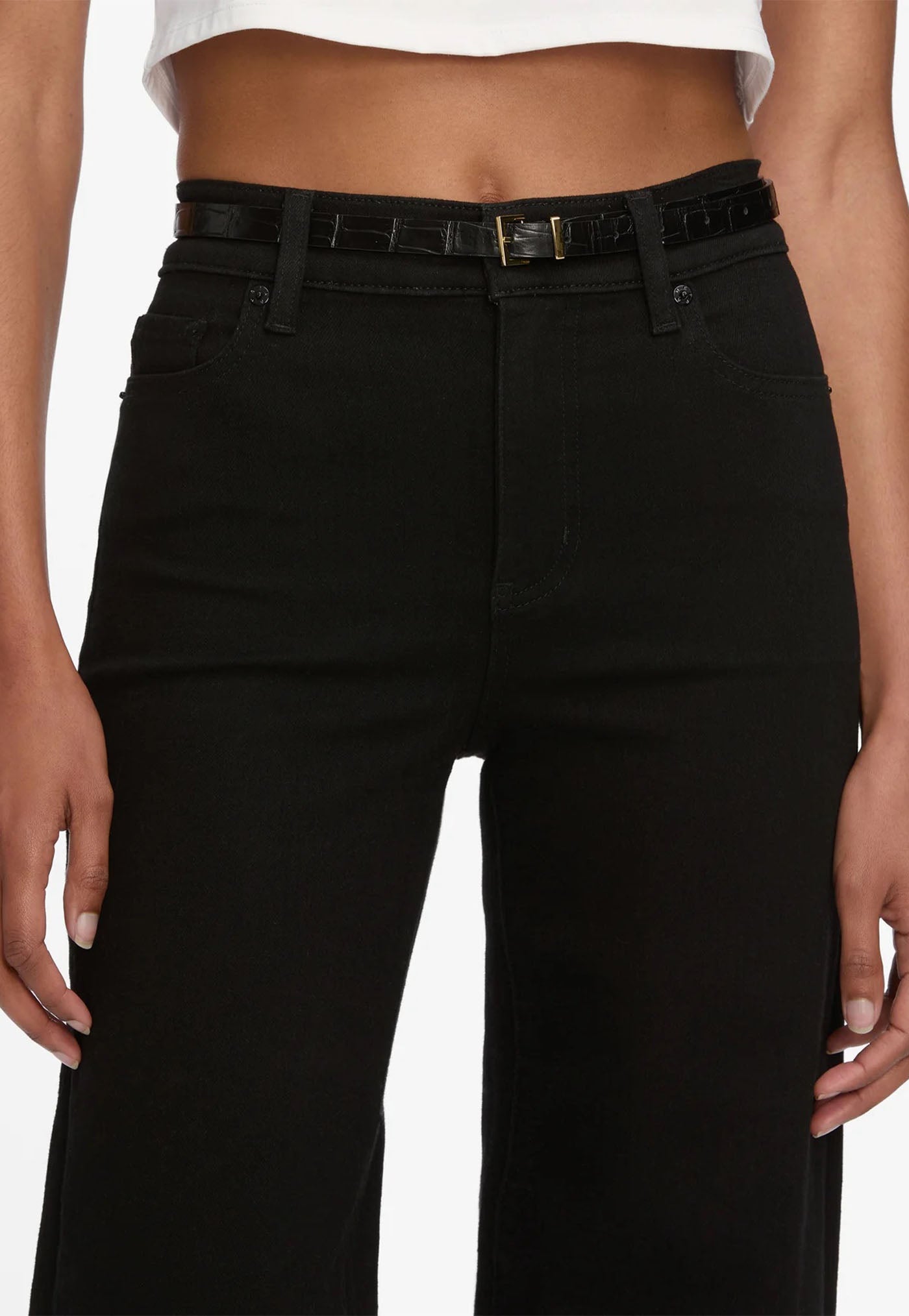 Le Slim Palazzo - Black
