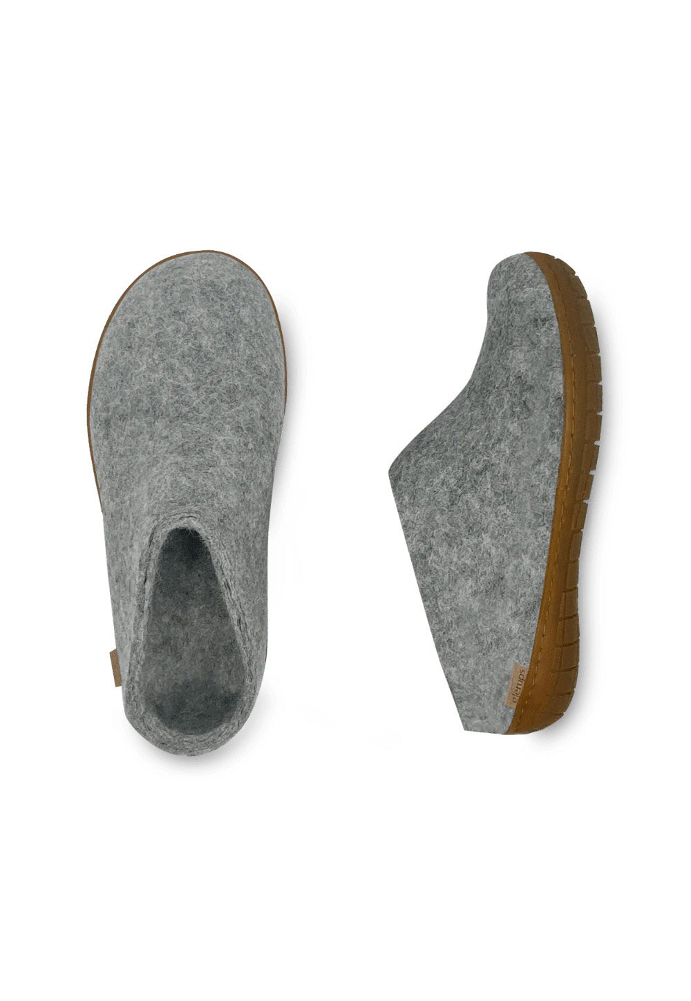 The Honey Rubber Slip On - Grey