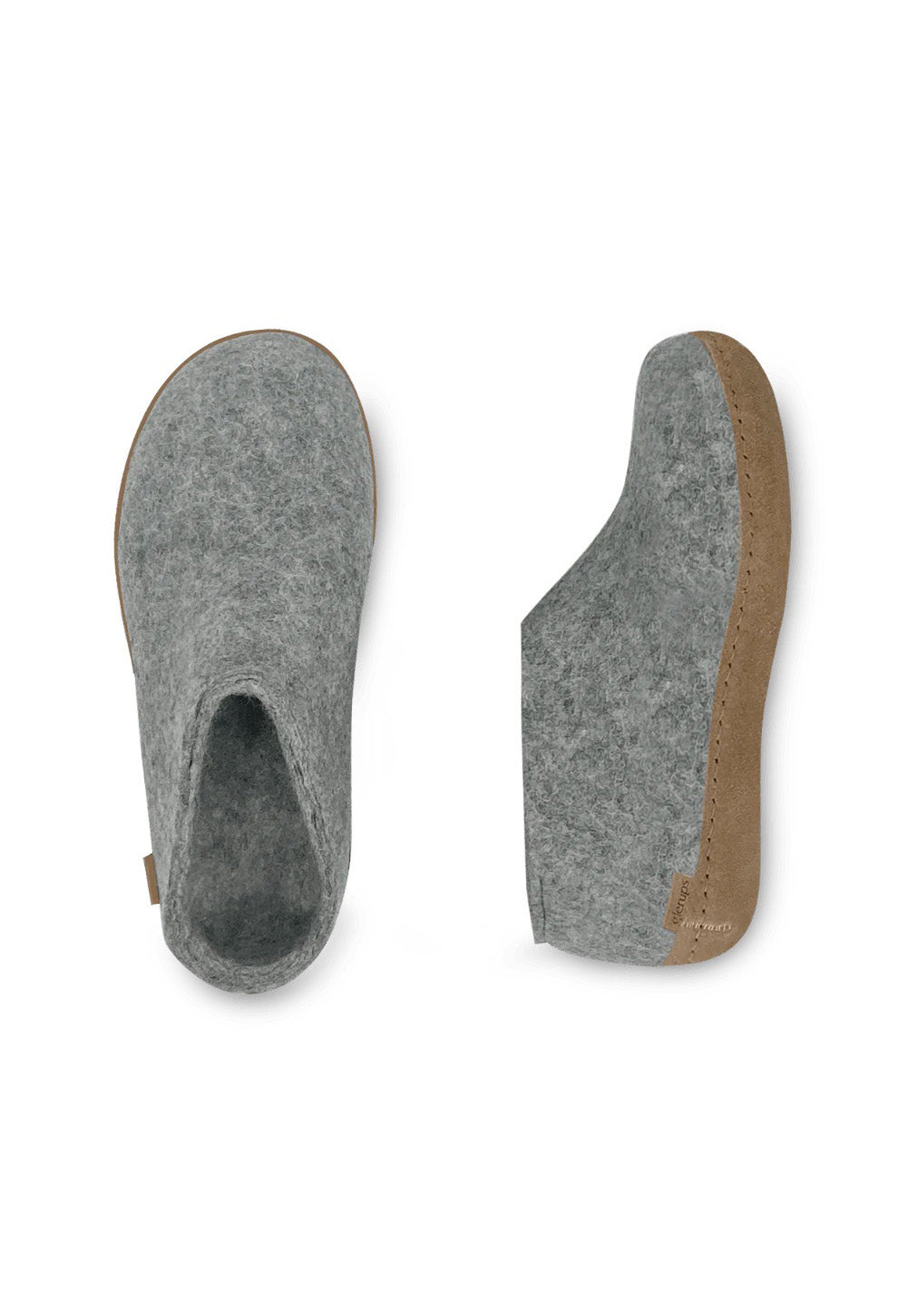 The Leather Shoe - Grey