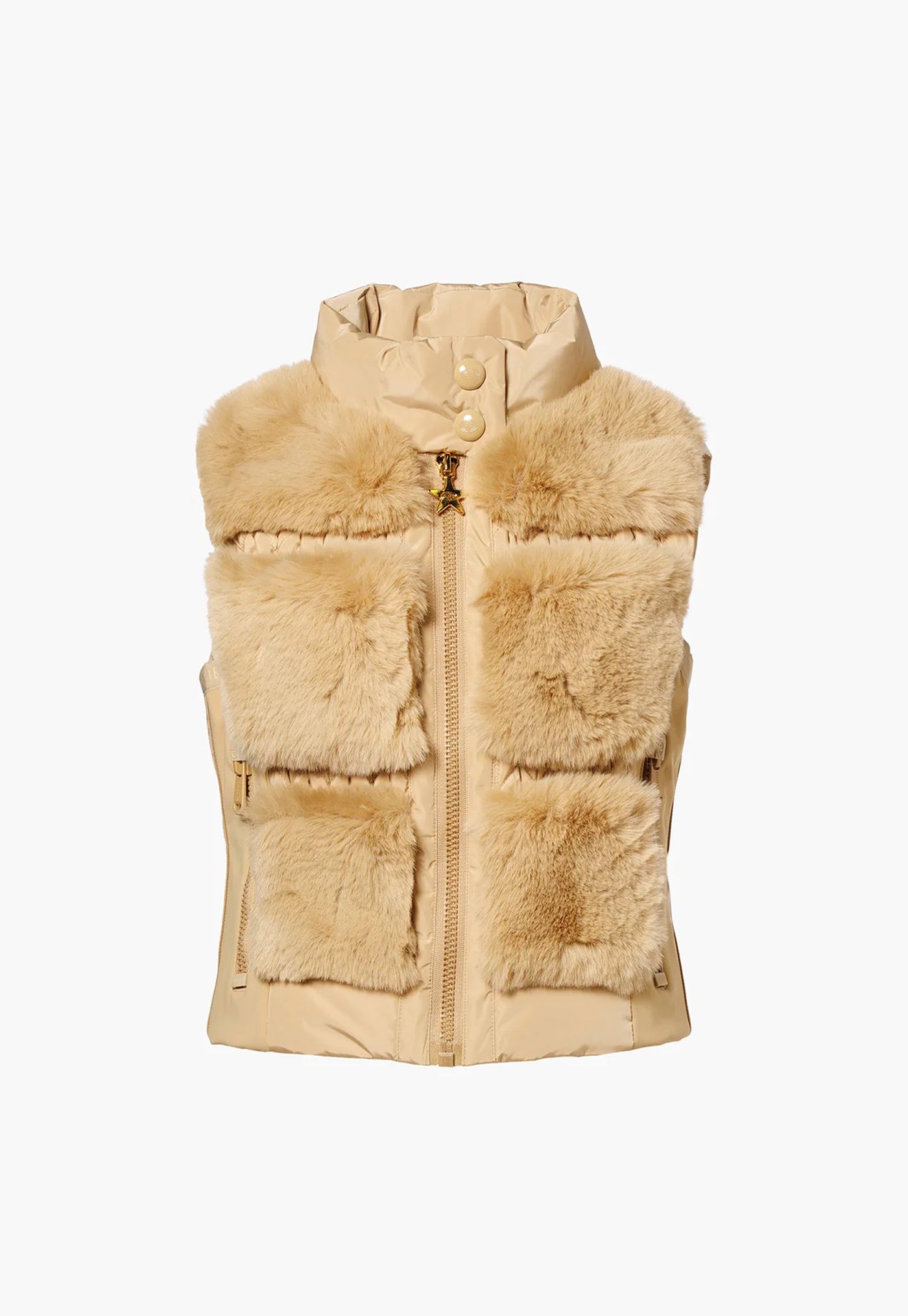 Chic Faux Bodywarmer - Caramello