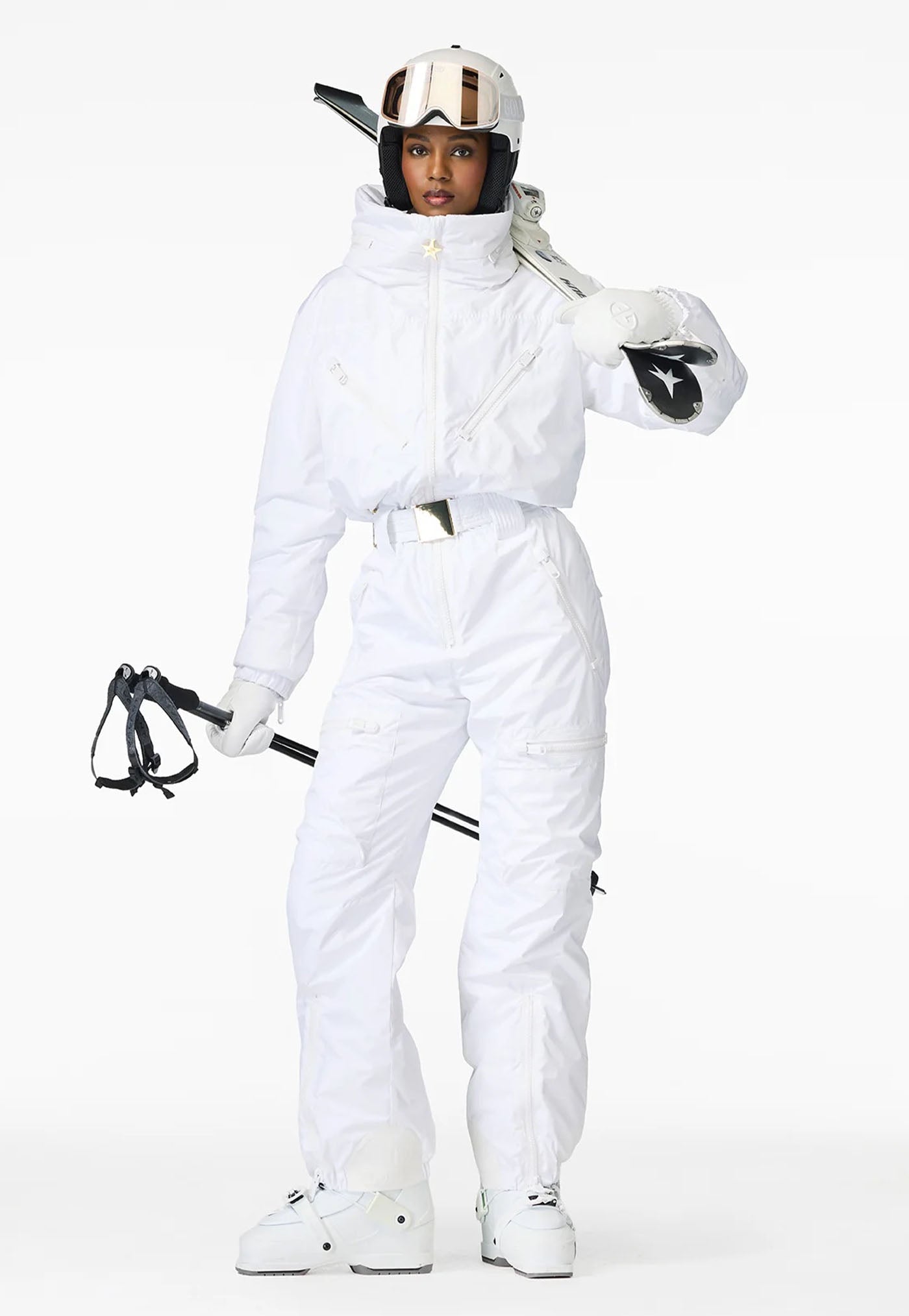Discover Ski Suit - White