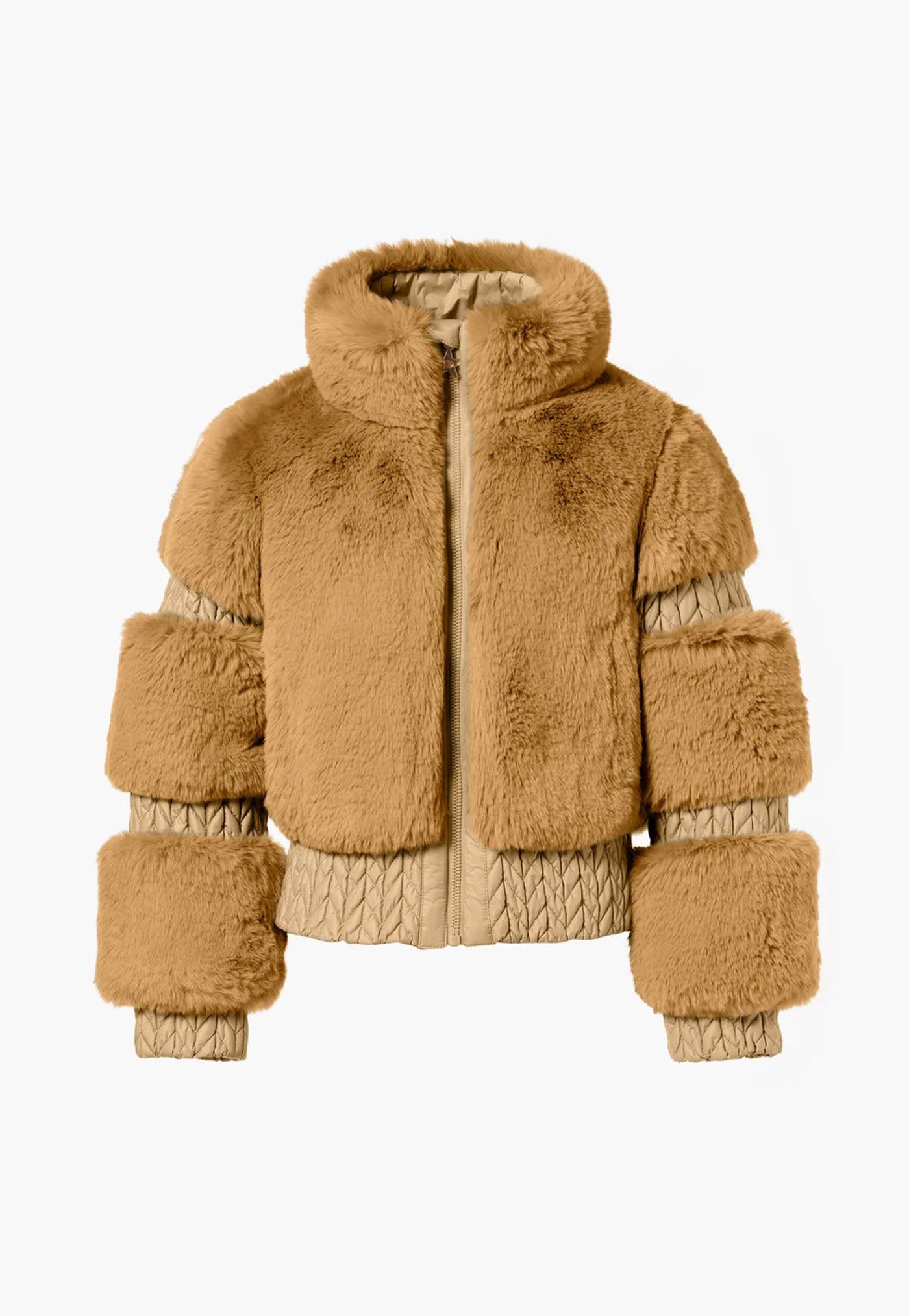 Furry Ski Jacket - Caramello