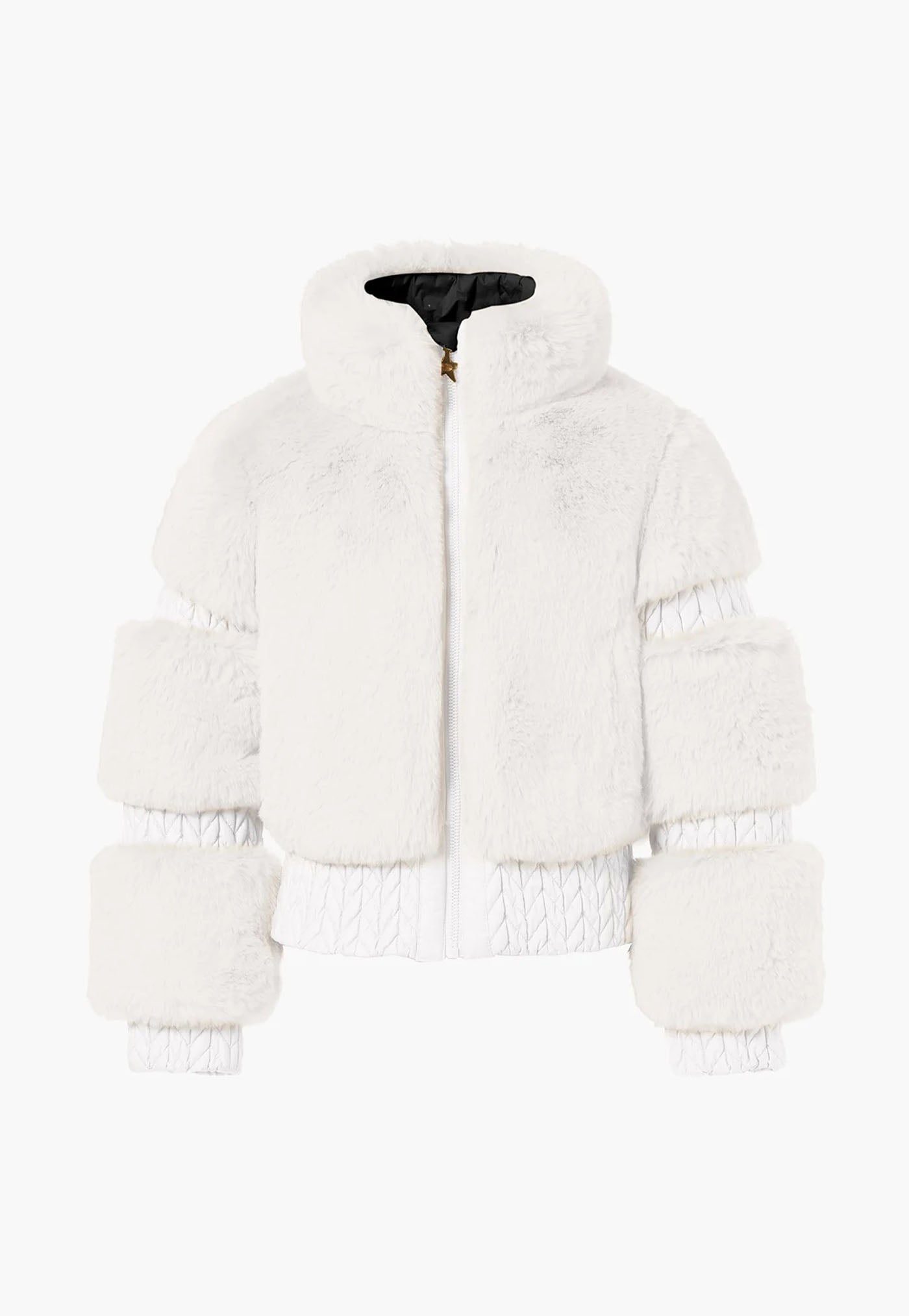 Furry Ski Jacket - Cream