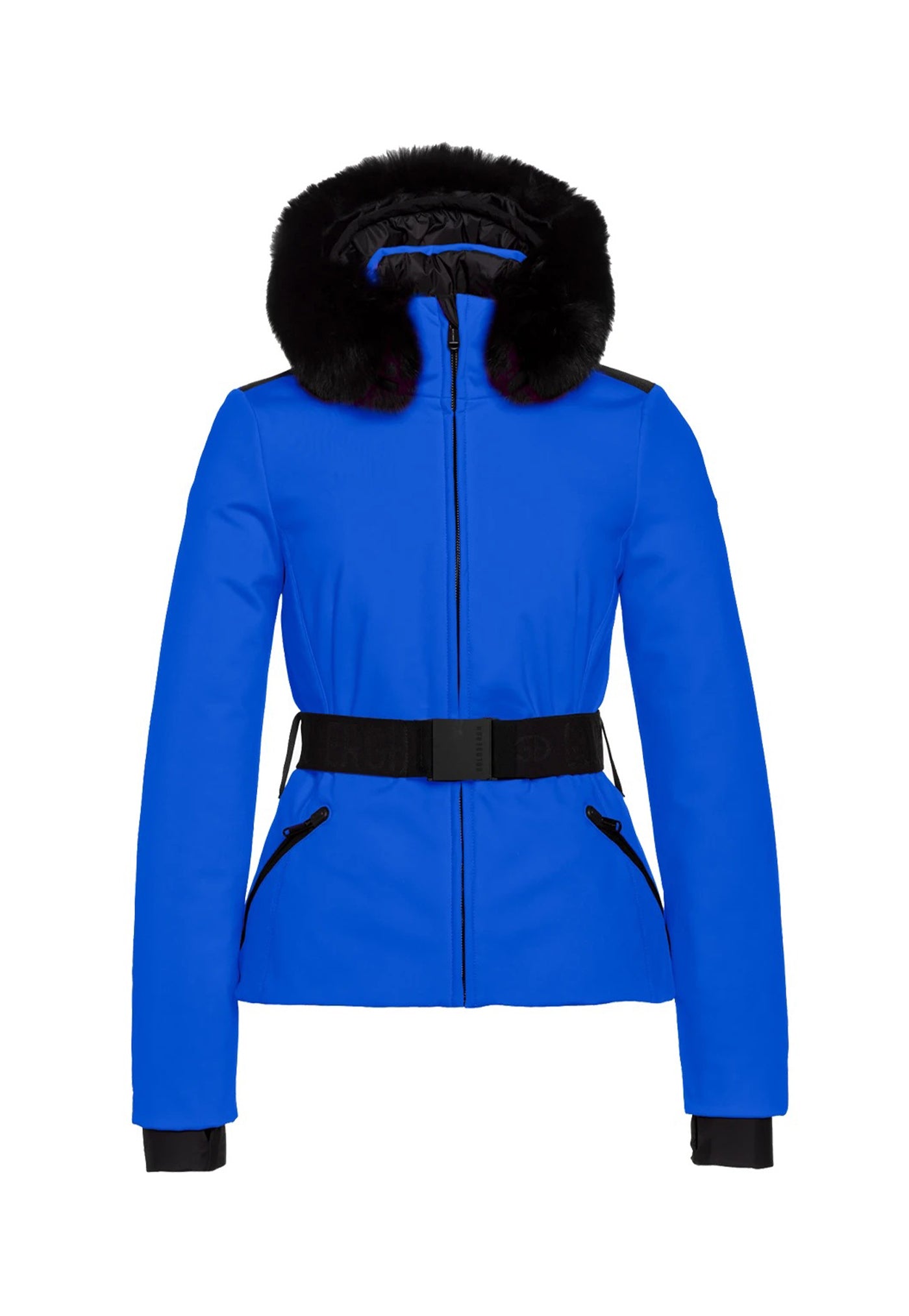 Hida Faux Border Ski Jacket - Dazzling Blue
