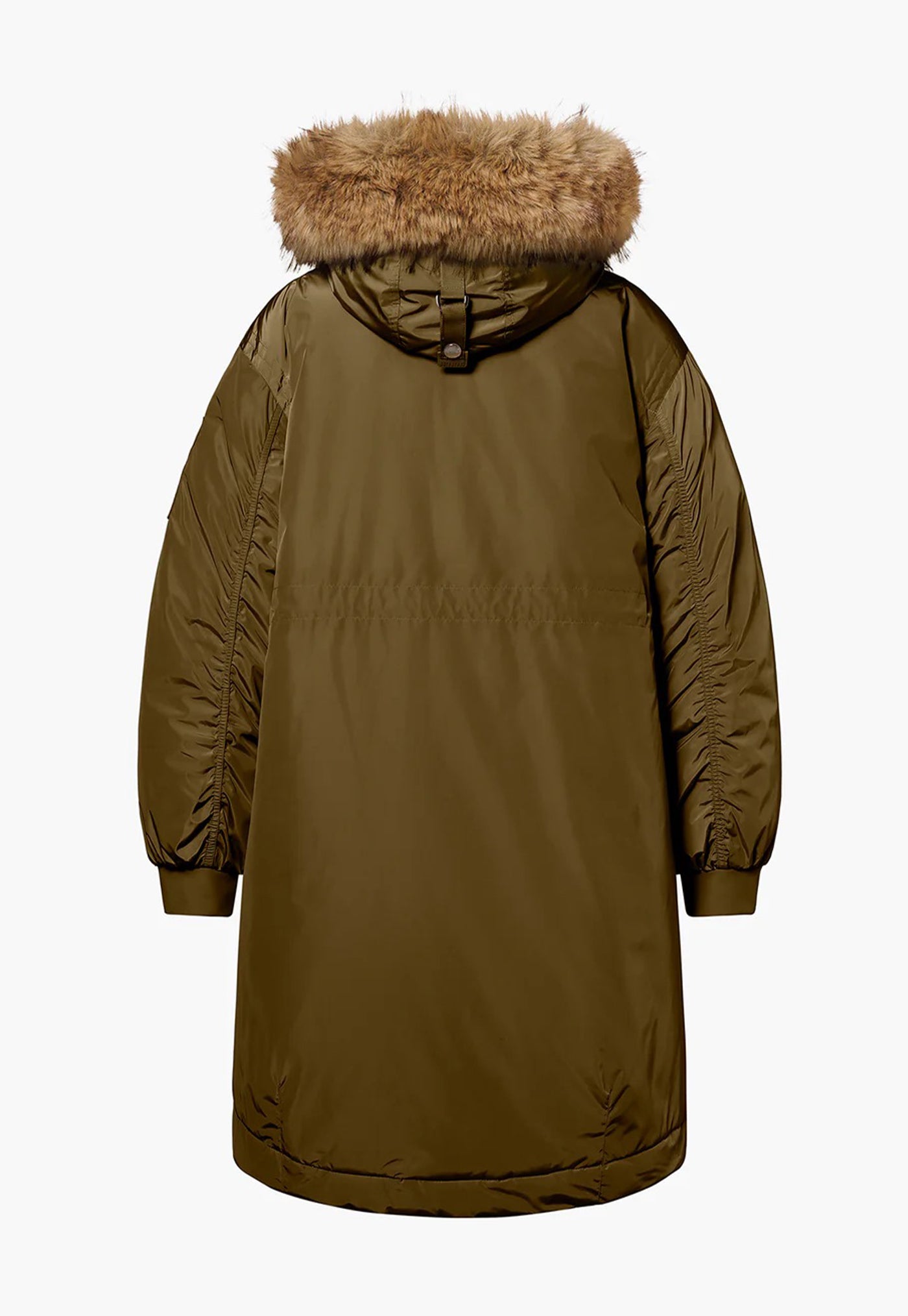 Julia Faux Border Jacket - Dark Olive