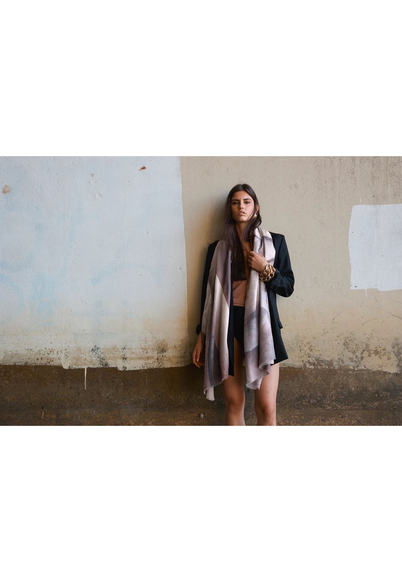 Bambu Tali - Skinny Wool Scarf