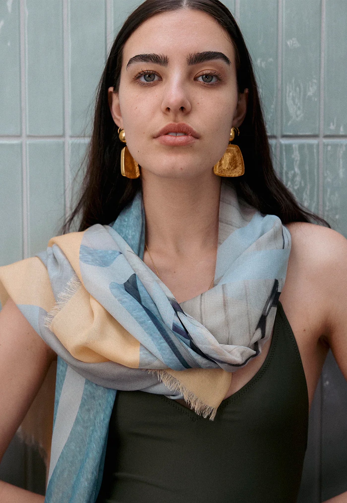 Athens Large Square Scarf