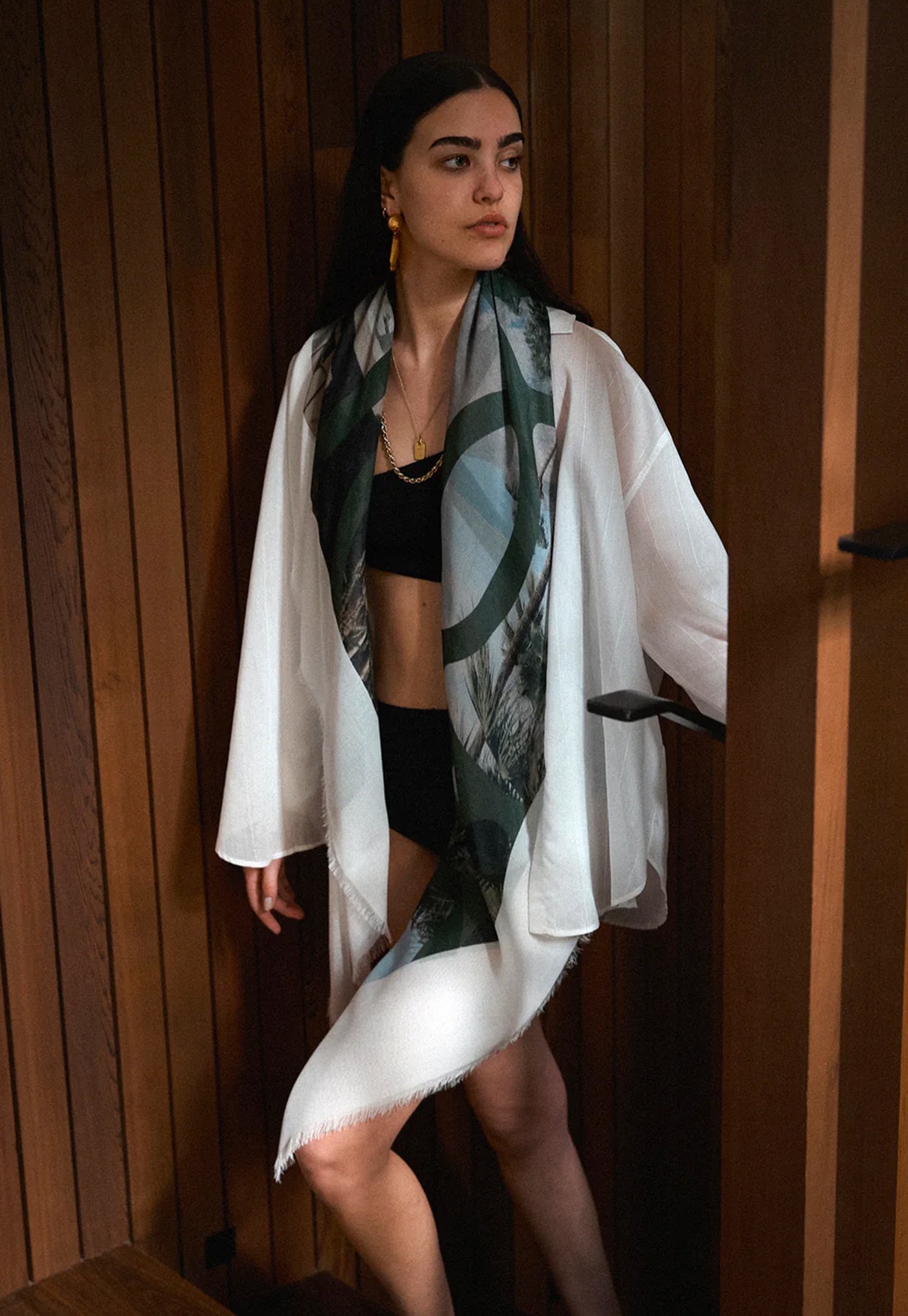 Palm Springs Large Square Scarf