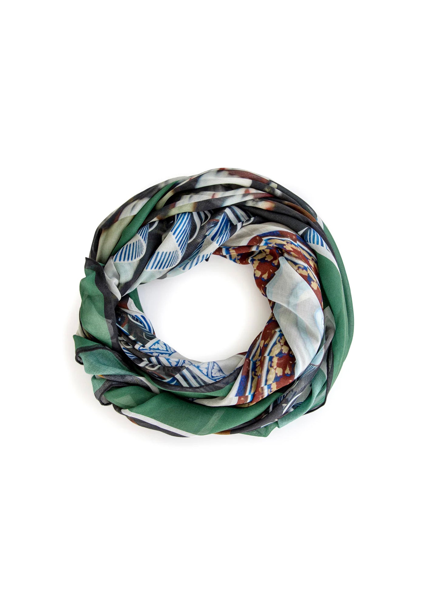 Cashmere Blend Square Scarf - Tokyo Study 1