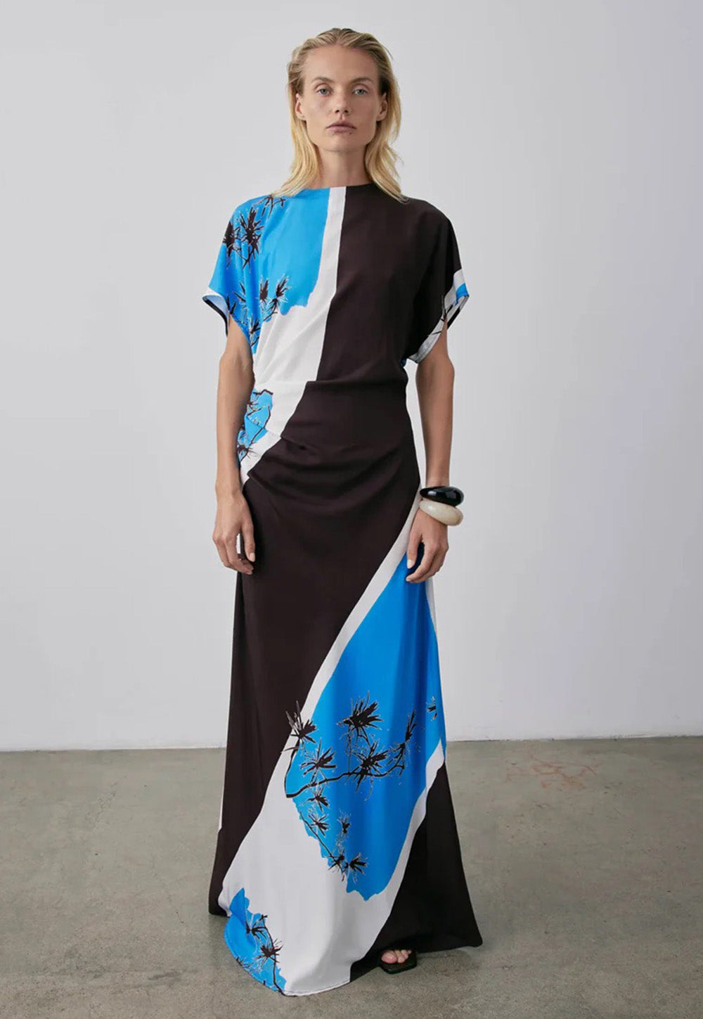 Terra Dress - Cerulean Watercolour