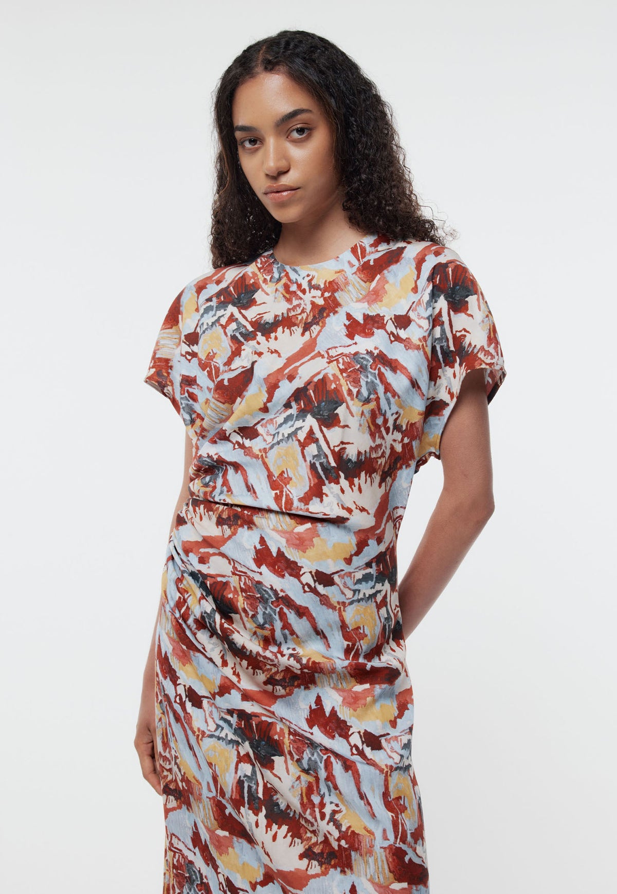 Terra Dress - Firebloom Print