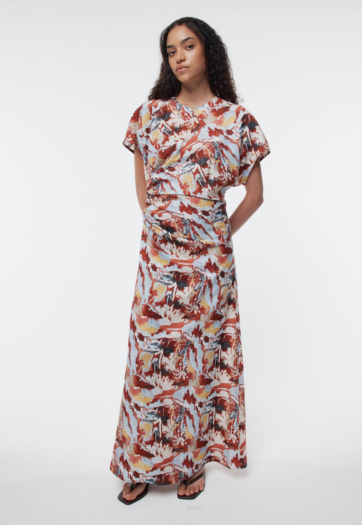Terra Dress - Firebloom Print
