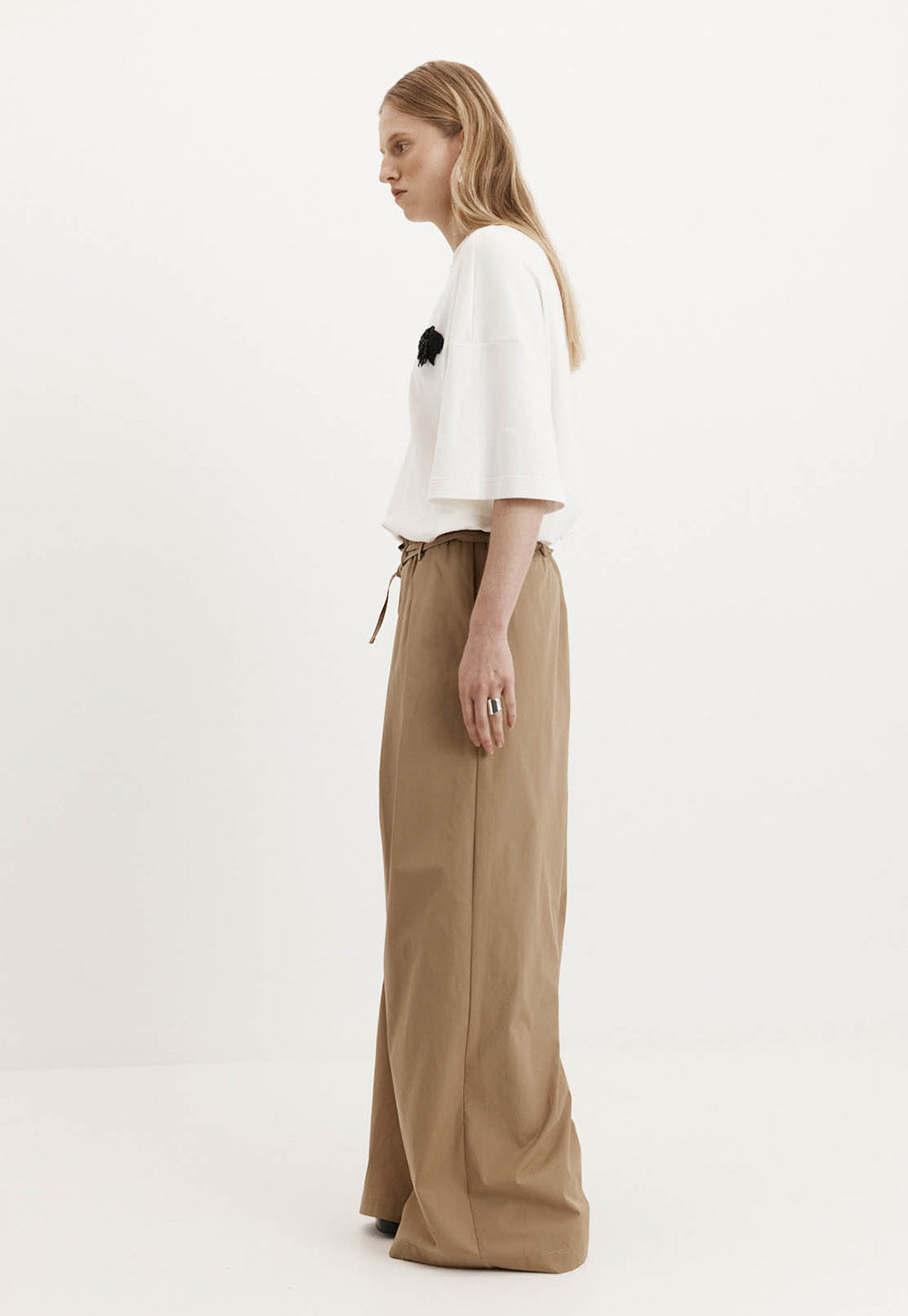 Beaded Orchid T-Shirt - White