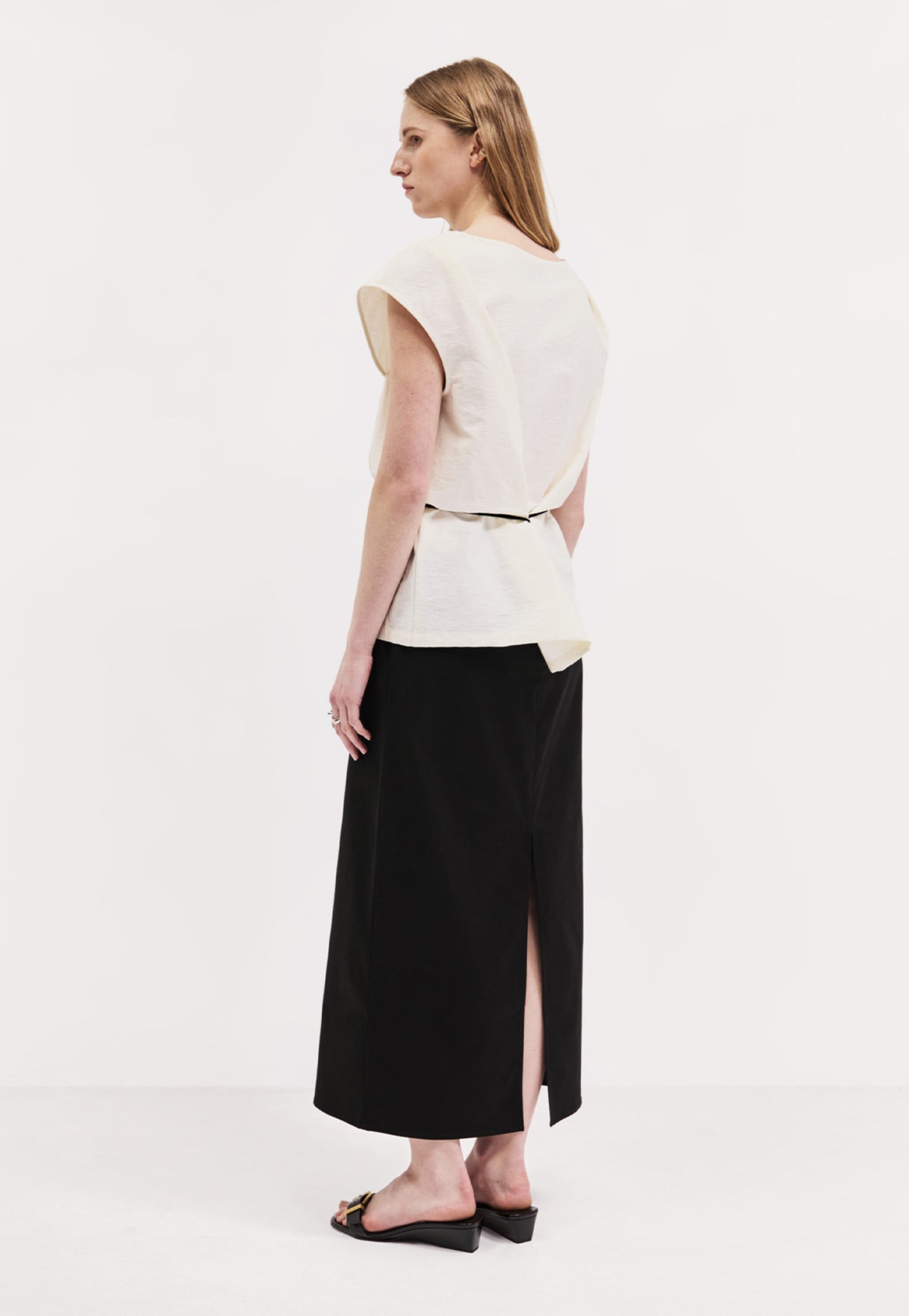 Camilla Skirt - Beaded Black