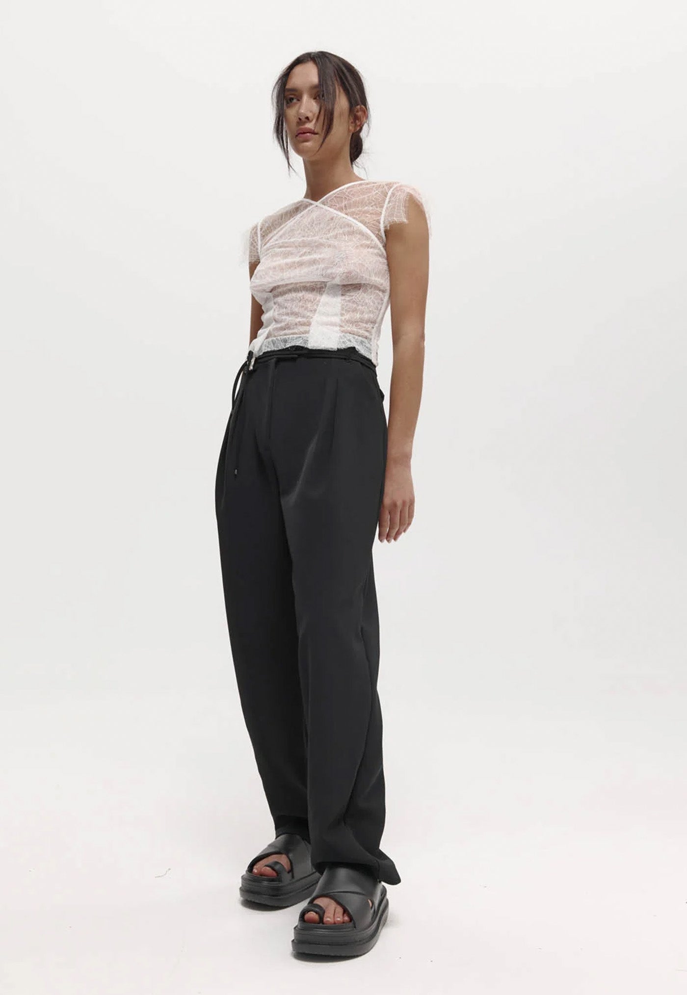 Camilla Top - White Lace