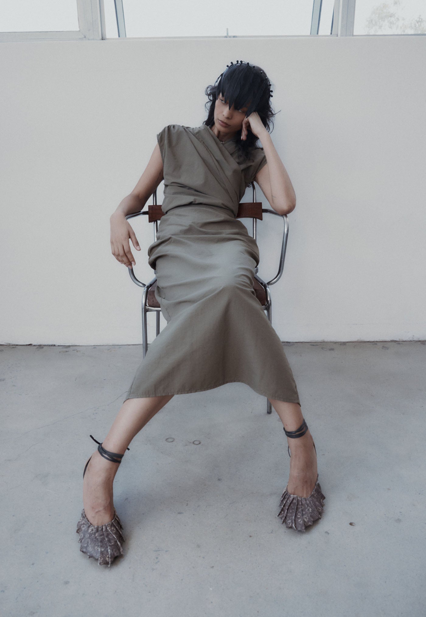 Chaimberlain Dress - Thyme