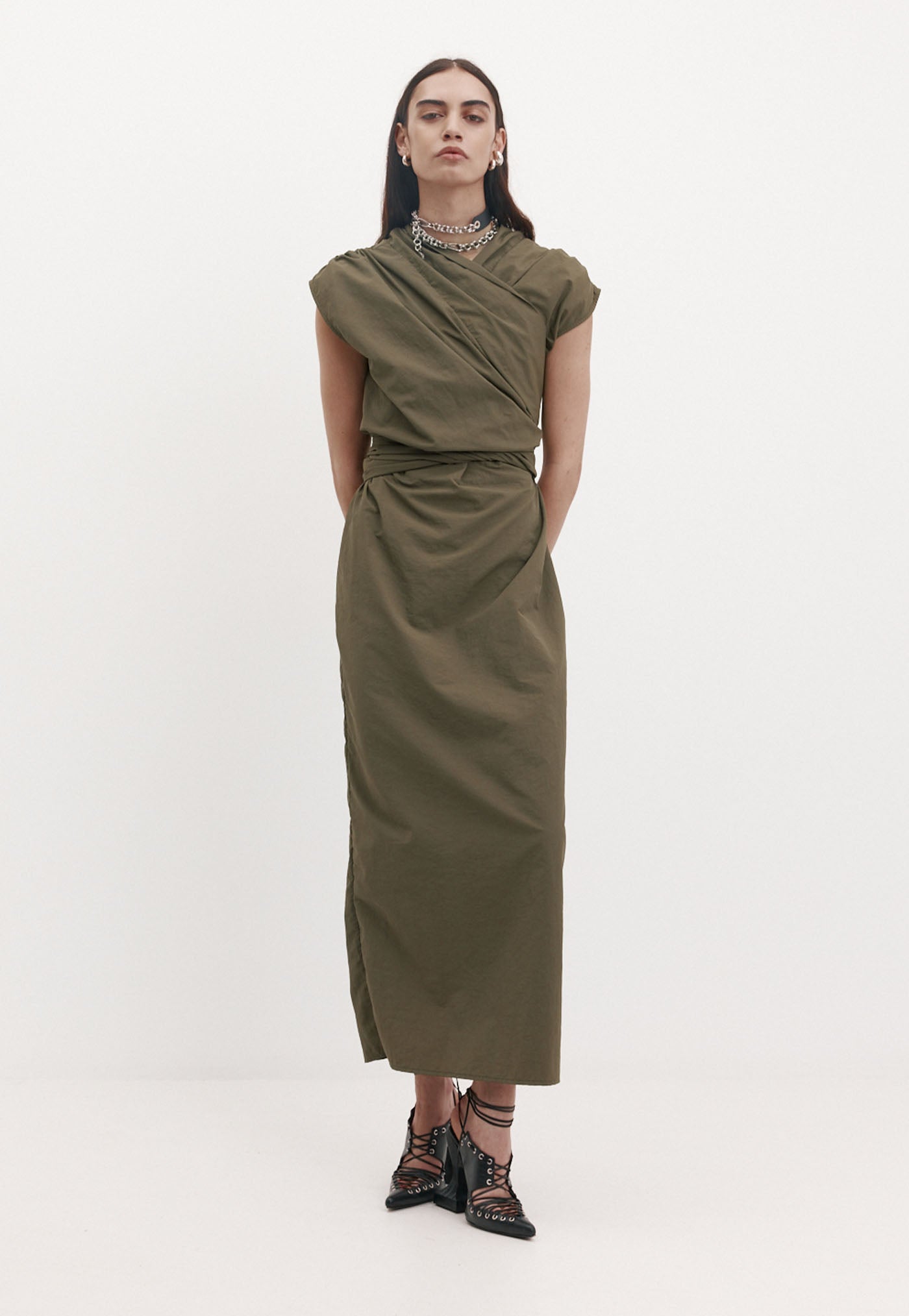 Chaimberlain Dress - Thyme