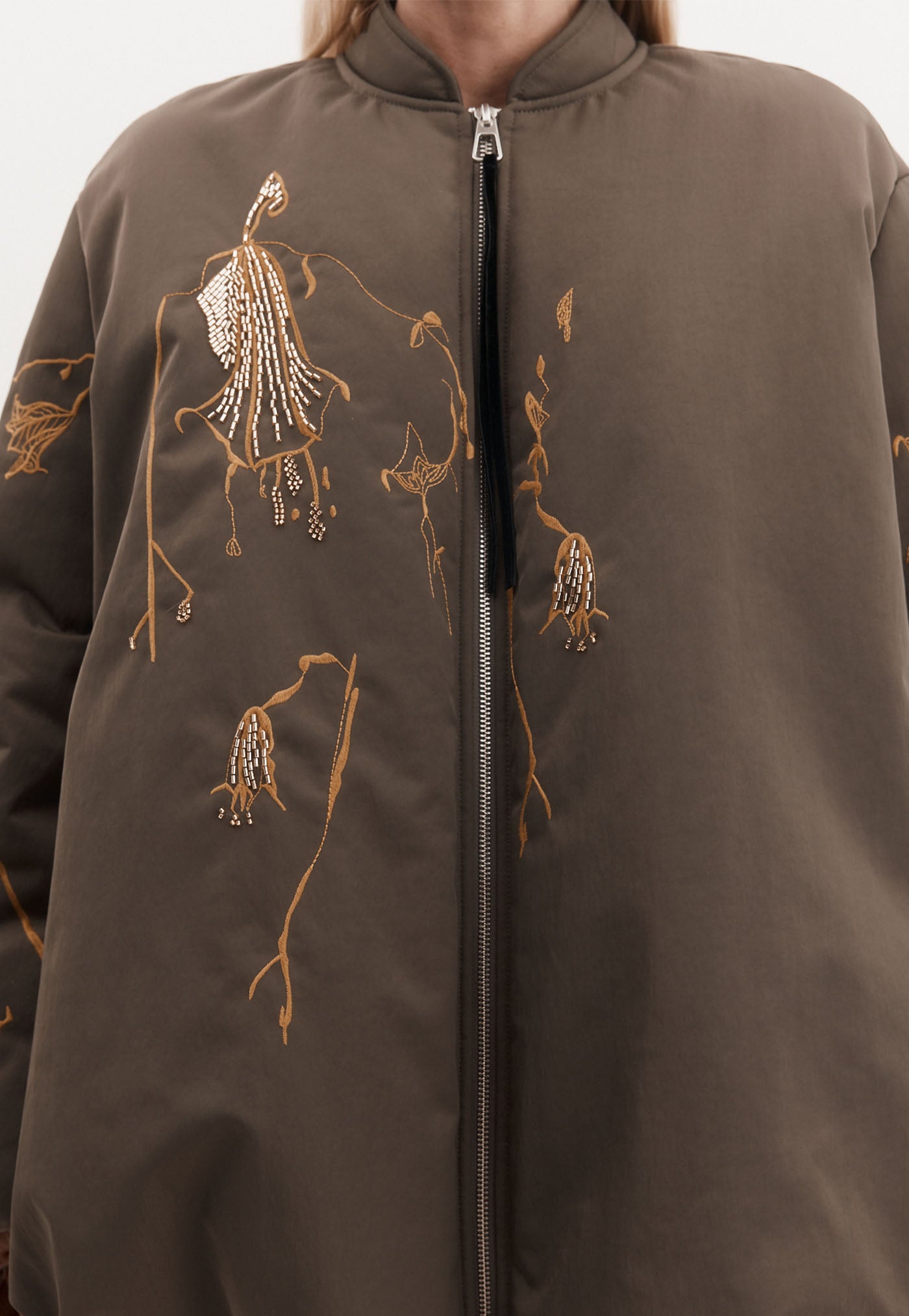 Chloe Jacket - Beaded Sepia
