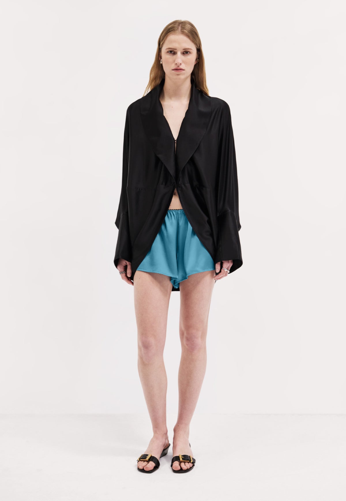 Cocoon Blouse - Black