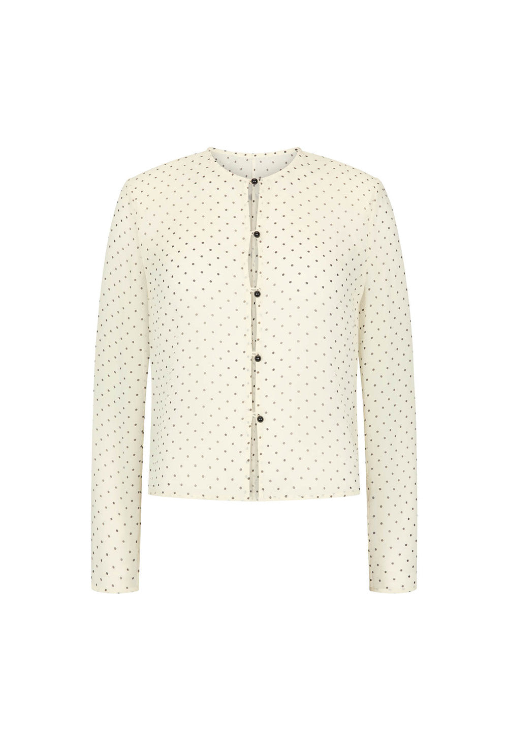 Eileen Top - Cream Polkadot