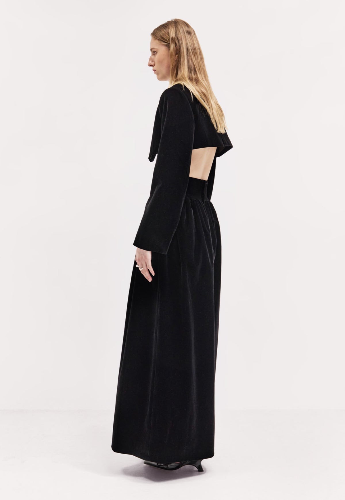 Emme Skirt - Black Velvet