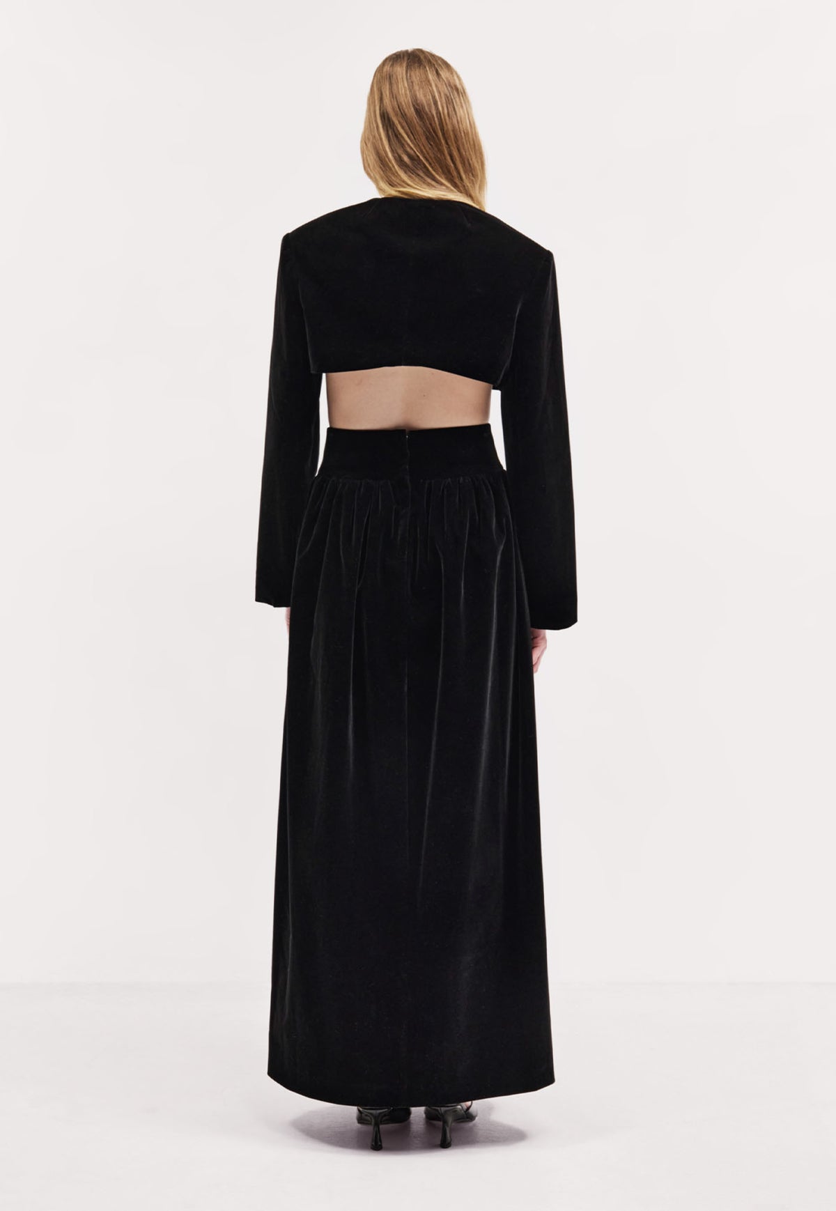 Emme Skirt - Black Velvet