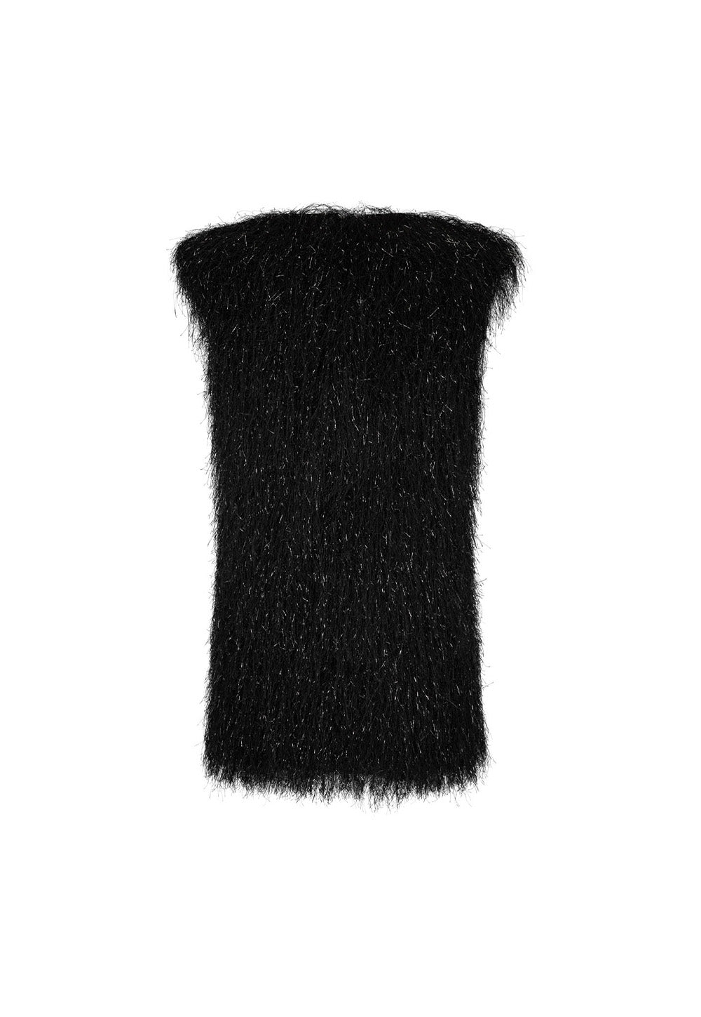 Garbo Top - Black Tinsel