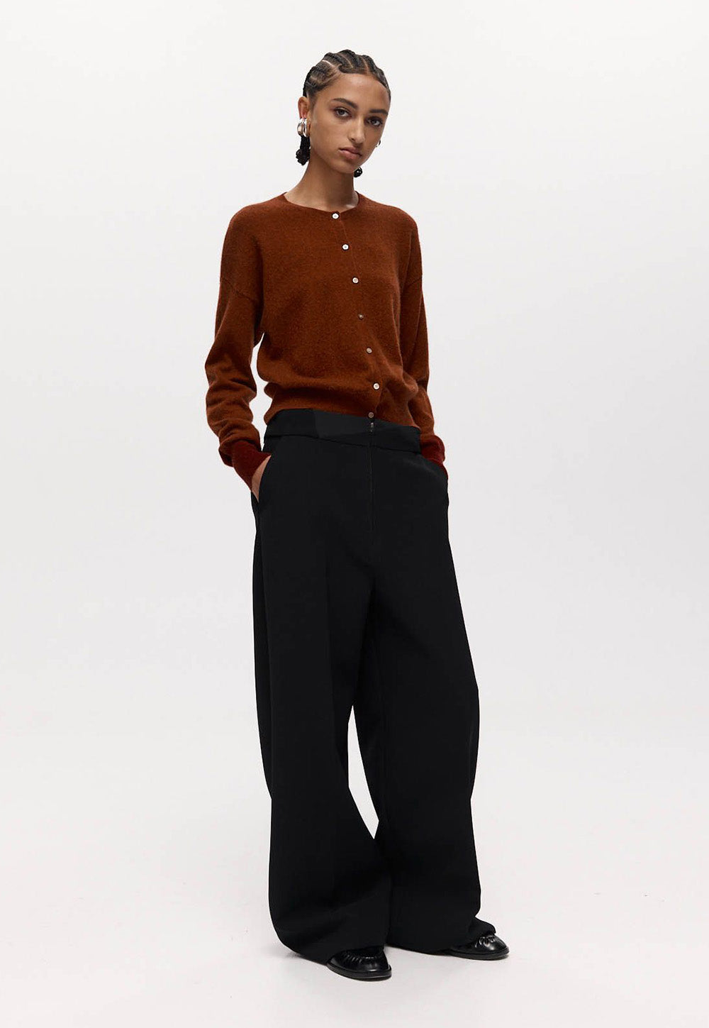 Hoppen Cardigan - Sumac