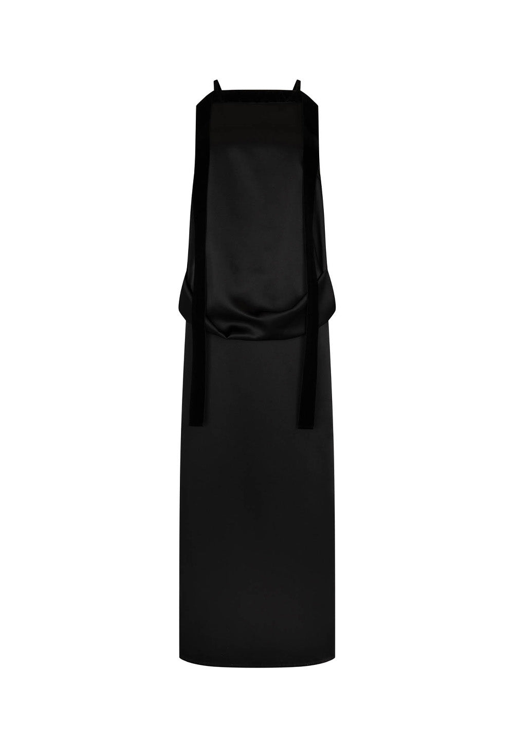 Hubert Halter Dress - Black